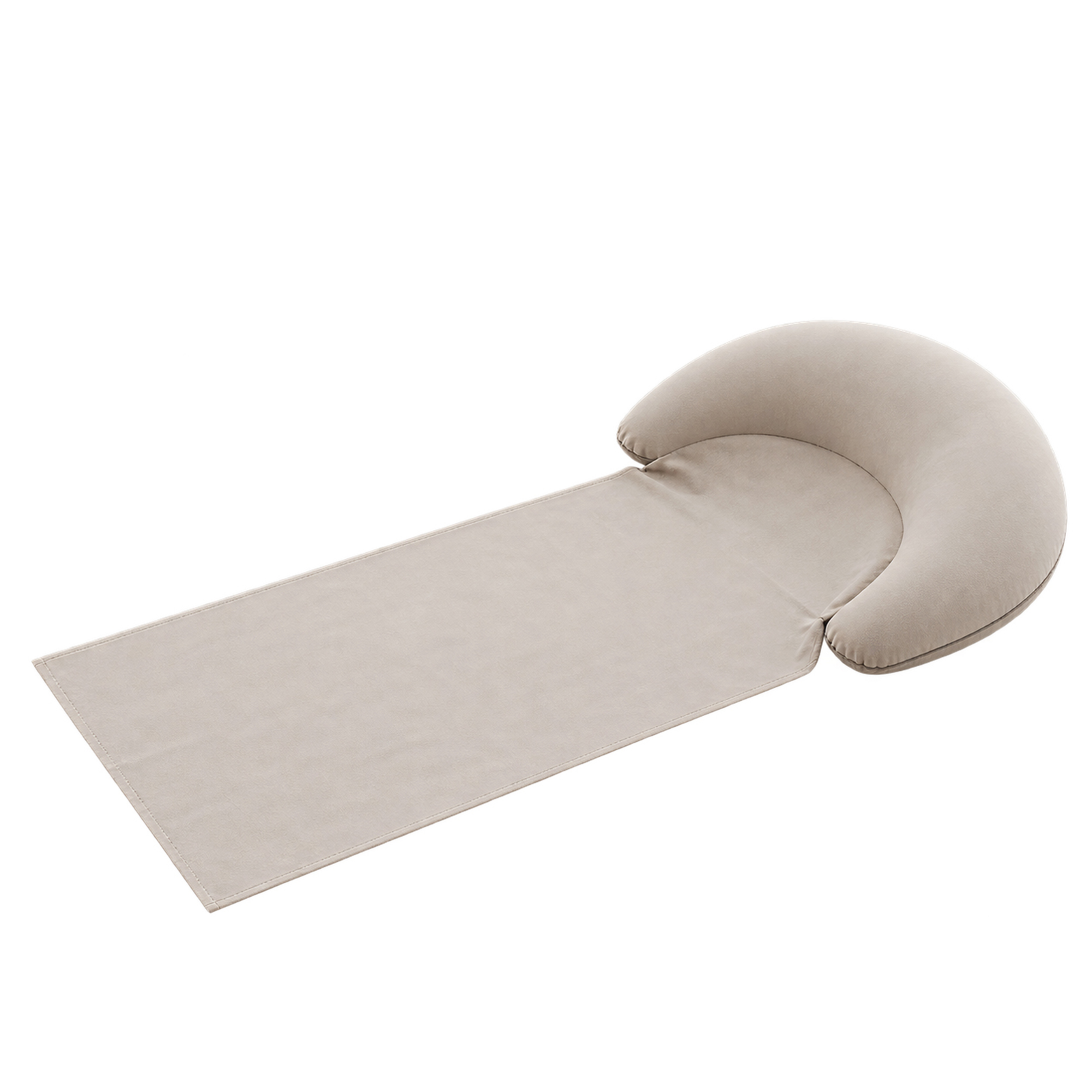 Inflatable Beach Lounger With Built-In Pillow 3
