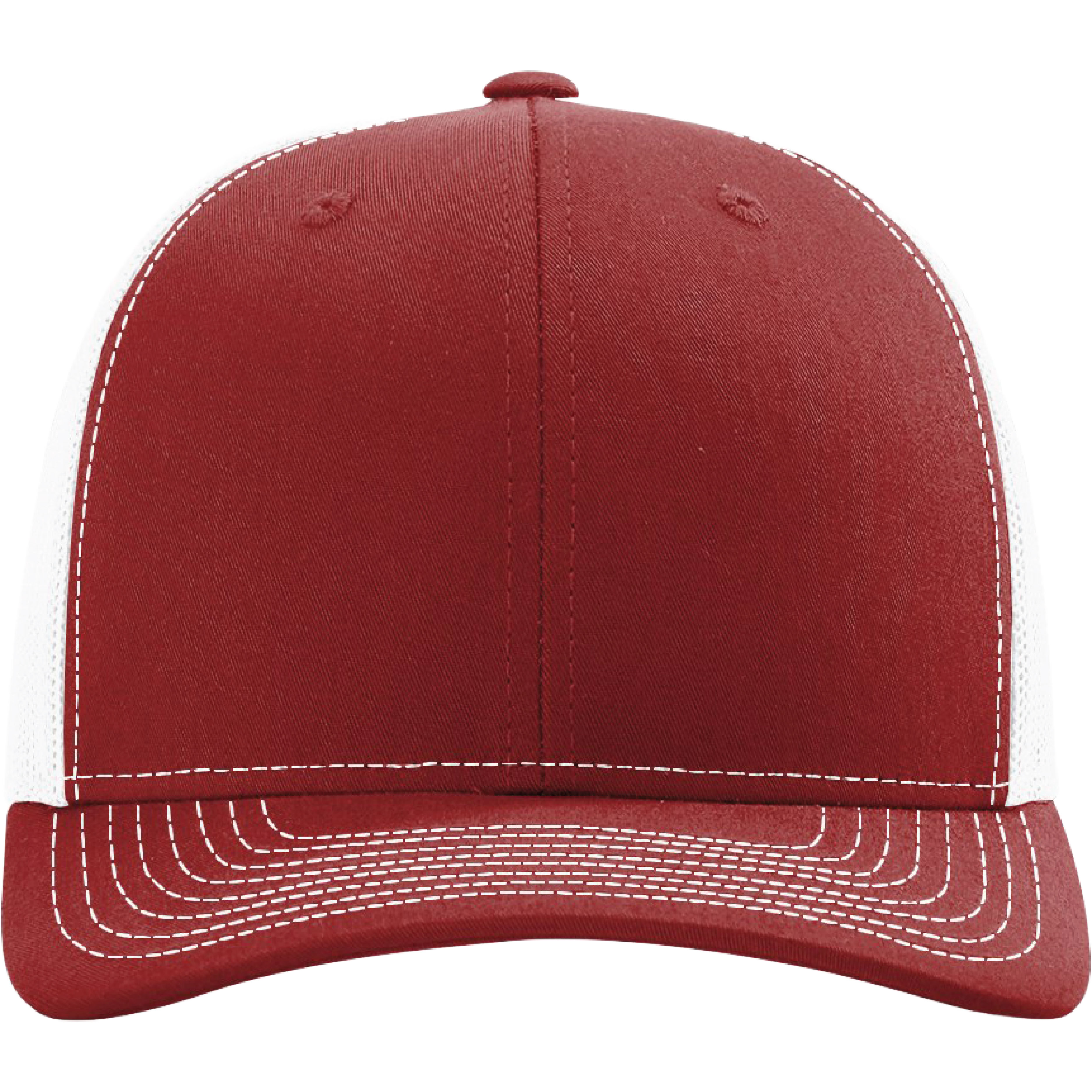 Richardson 112 6-Panel Snapback Trucker Hat w/Leatherette Adhesive Patches or Embroidery 270