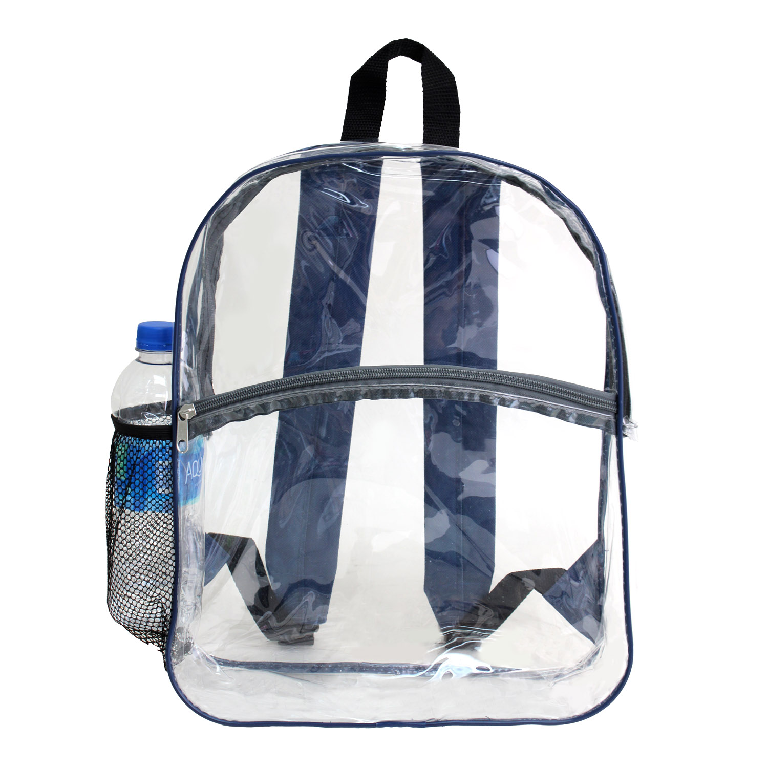 New & Improved Clear Zipper Backpack 9