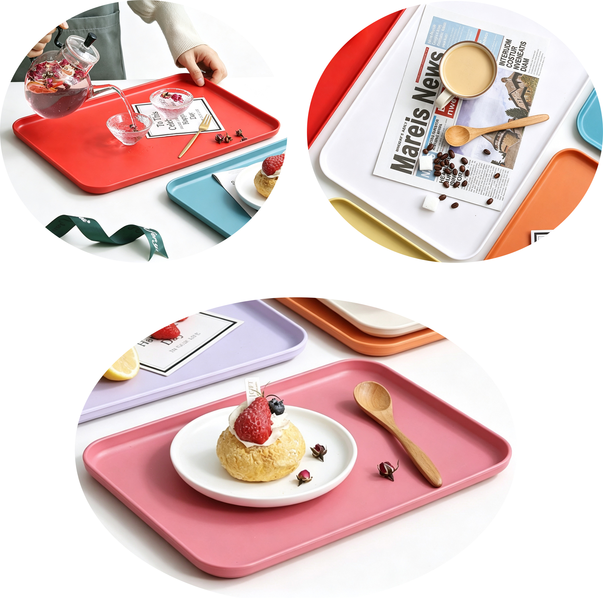 15" 11" Fast Food Serving Tray 3