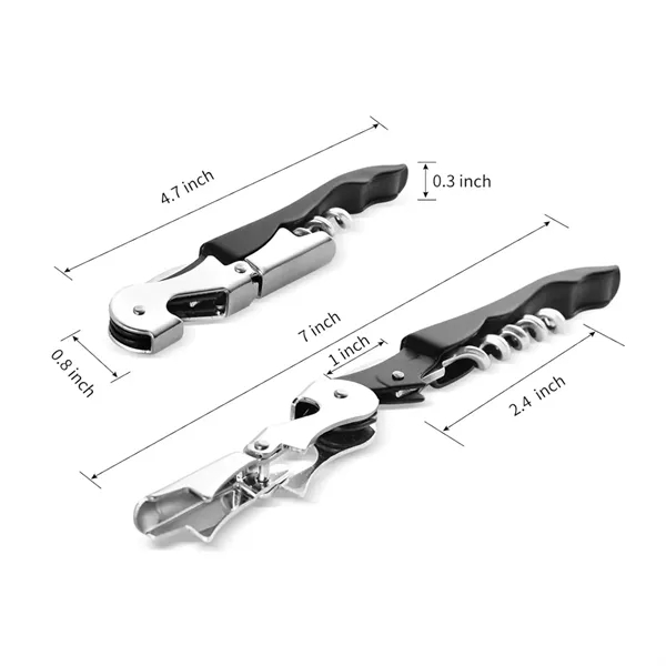 Custom Professional Wine Opener Foil Cutter Corkscrew — Upscale Hospitality Giftware 2