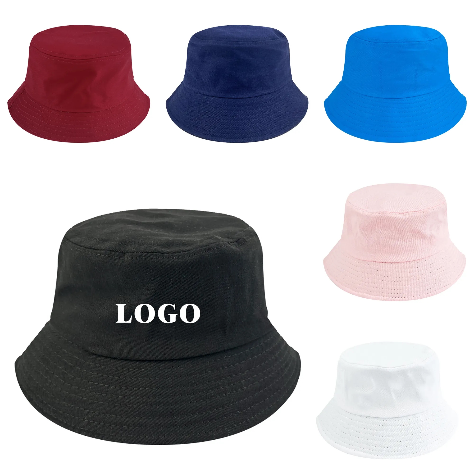 Travel Beach Outdoor Sunscreen Fisherman Cap MOQ 50PCS 7