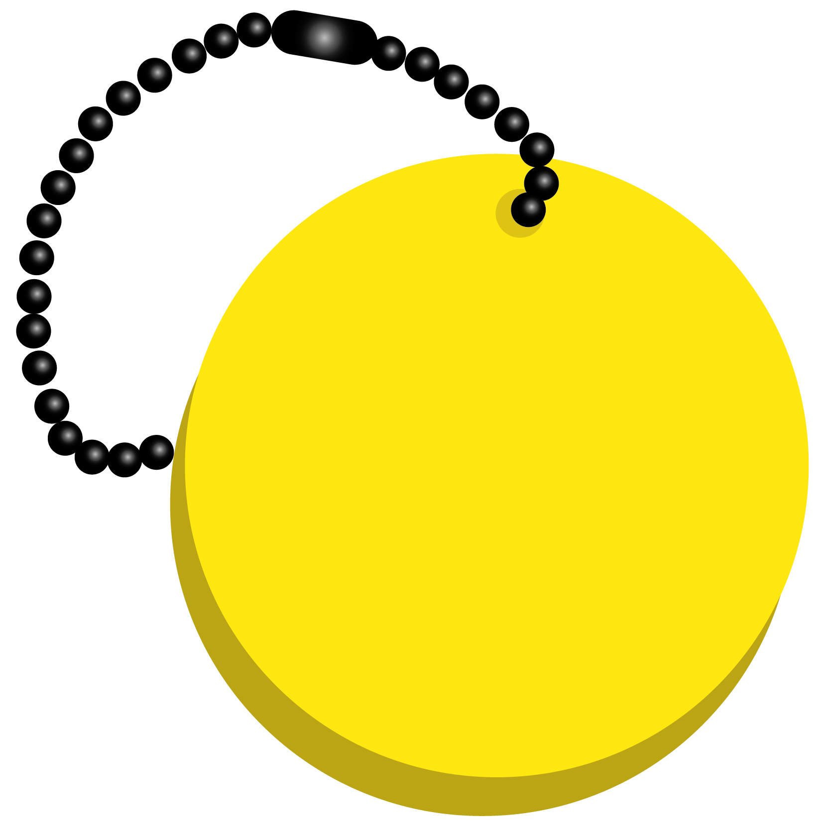 Circle Key Tag 40
