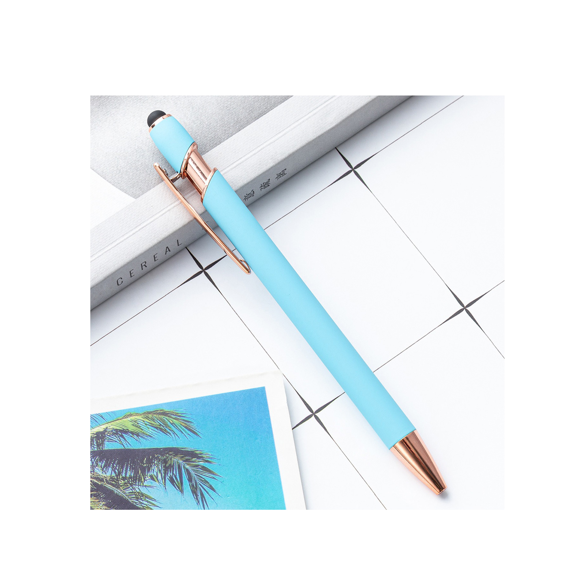 Metal Barrel Push-Button Ballpoint Pen 27