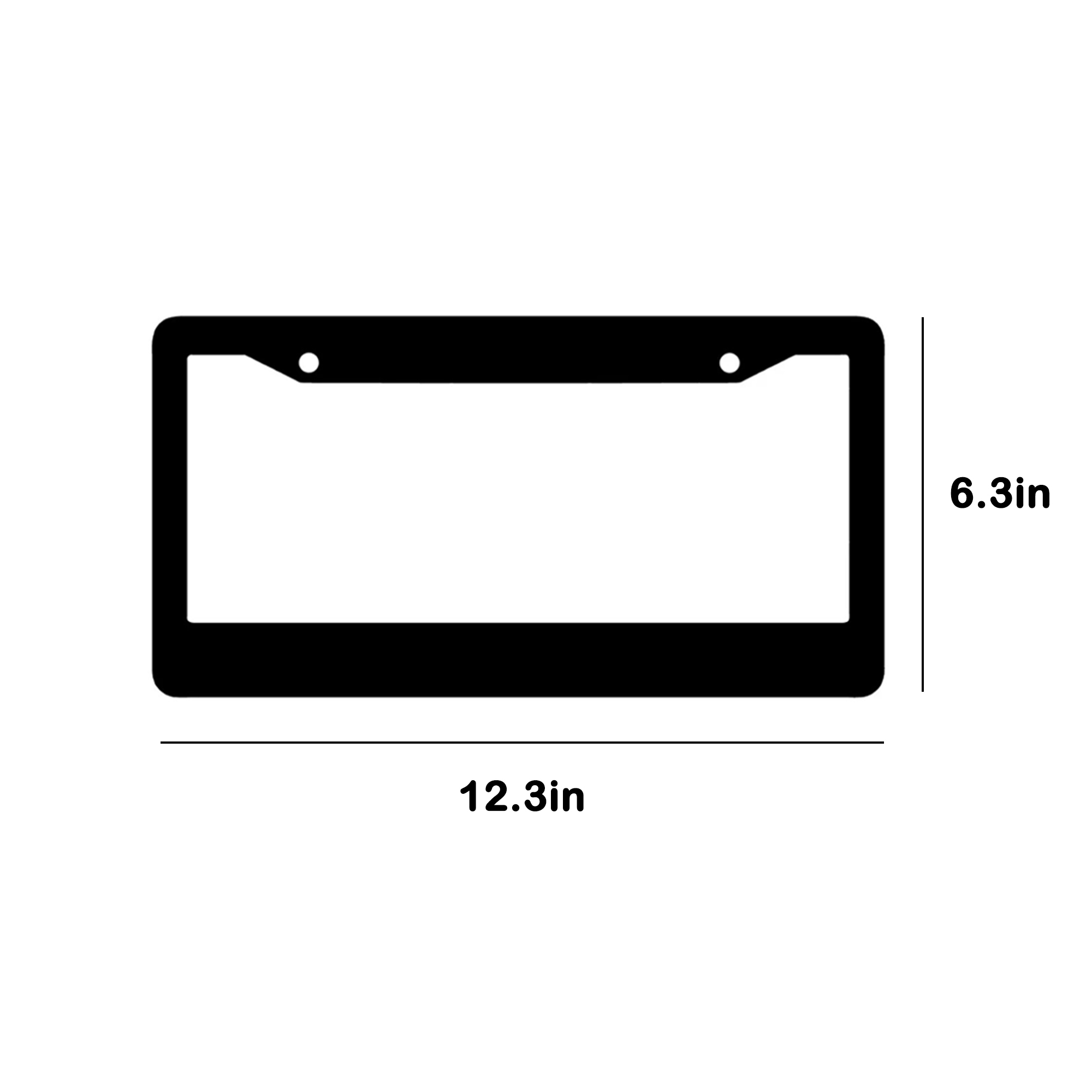 Custom Aluminum License Plate Frame 7