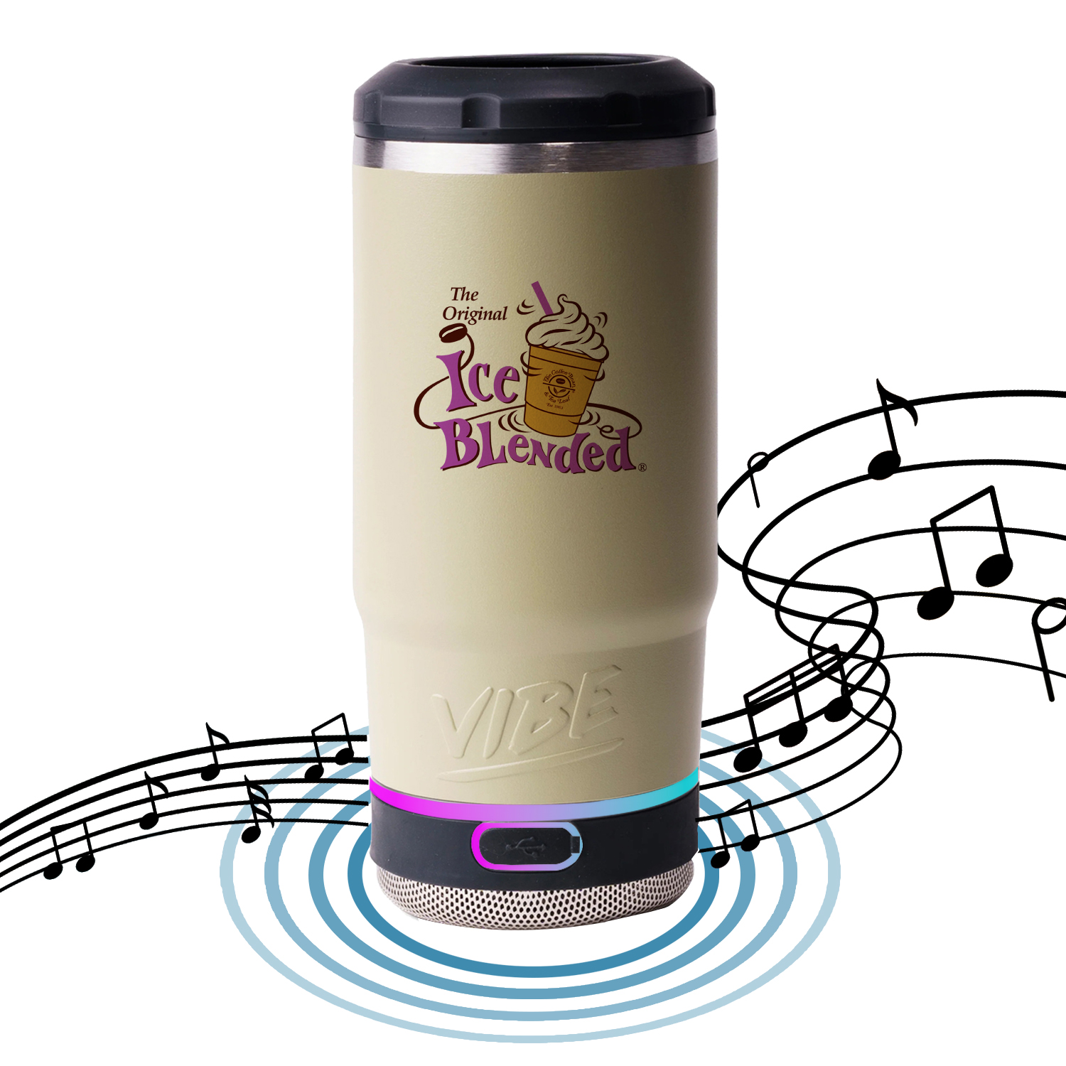 Vibe Speaker Insulated Universal Can Cooler 2