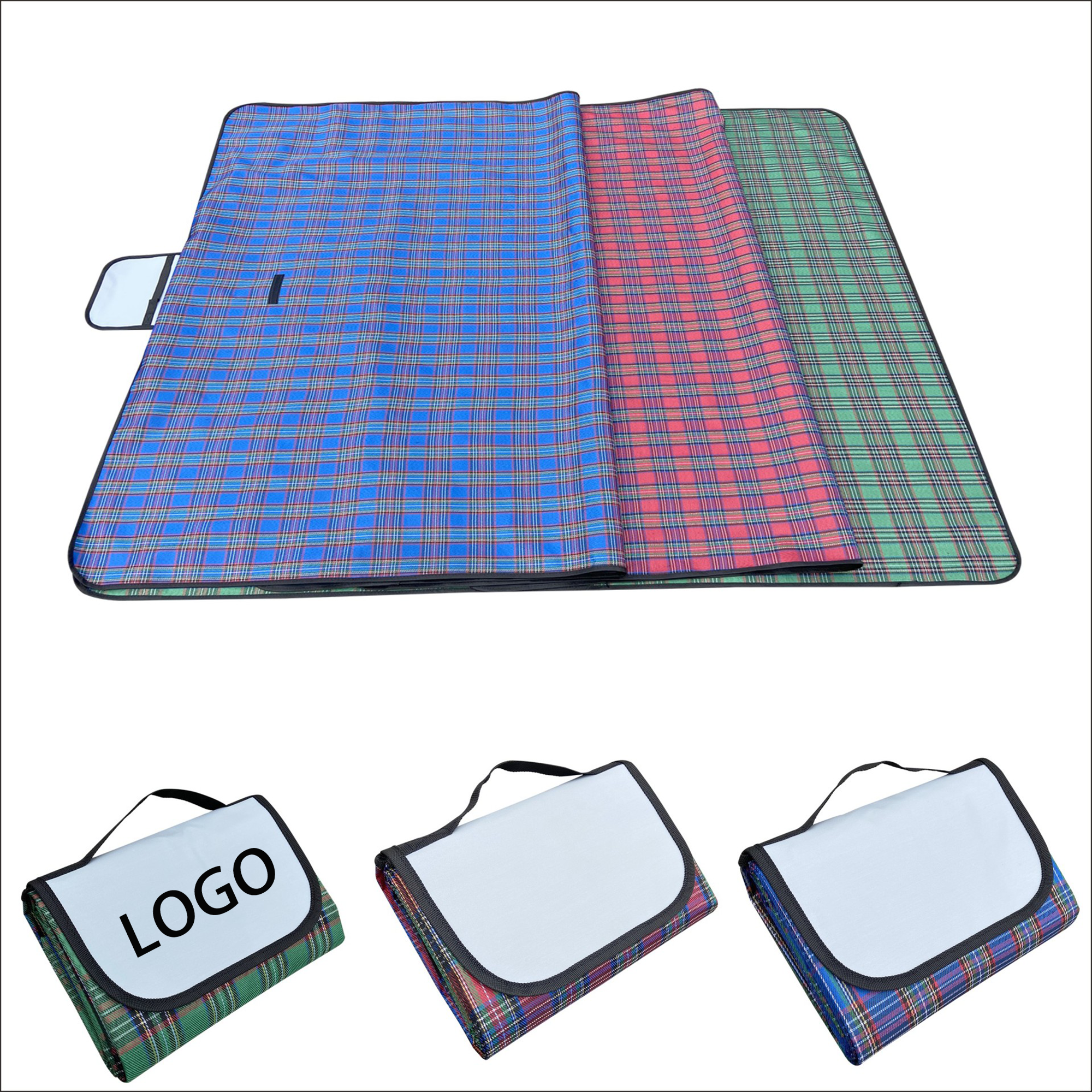 Foldable Waterproof Outdoor Picnic Blanket MOQ 50pcs 5