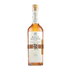 Etched Basil Hayden Bourbon Liquor Bottle