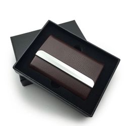 PU Leather Cigarette Business Card Case