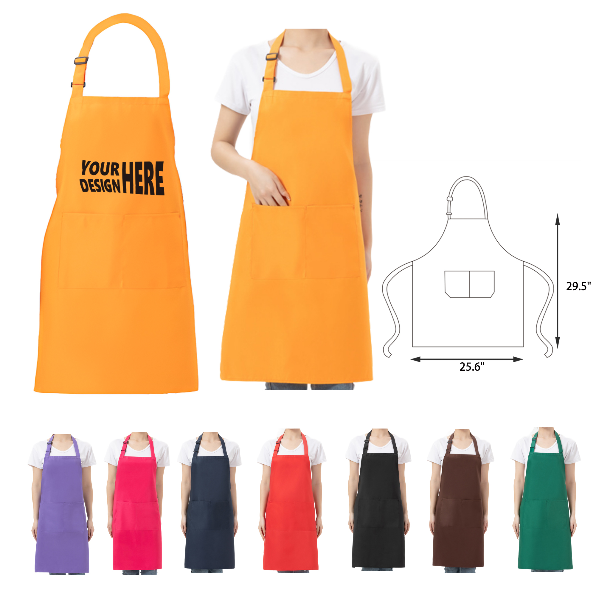MOQ 20 PCS Durable Water Resistant Apron
