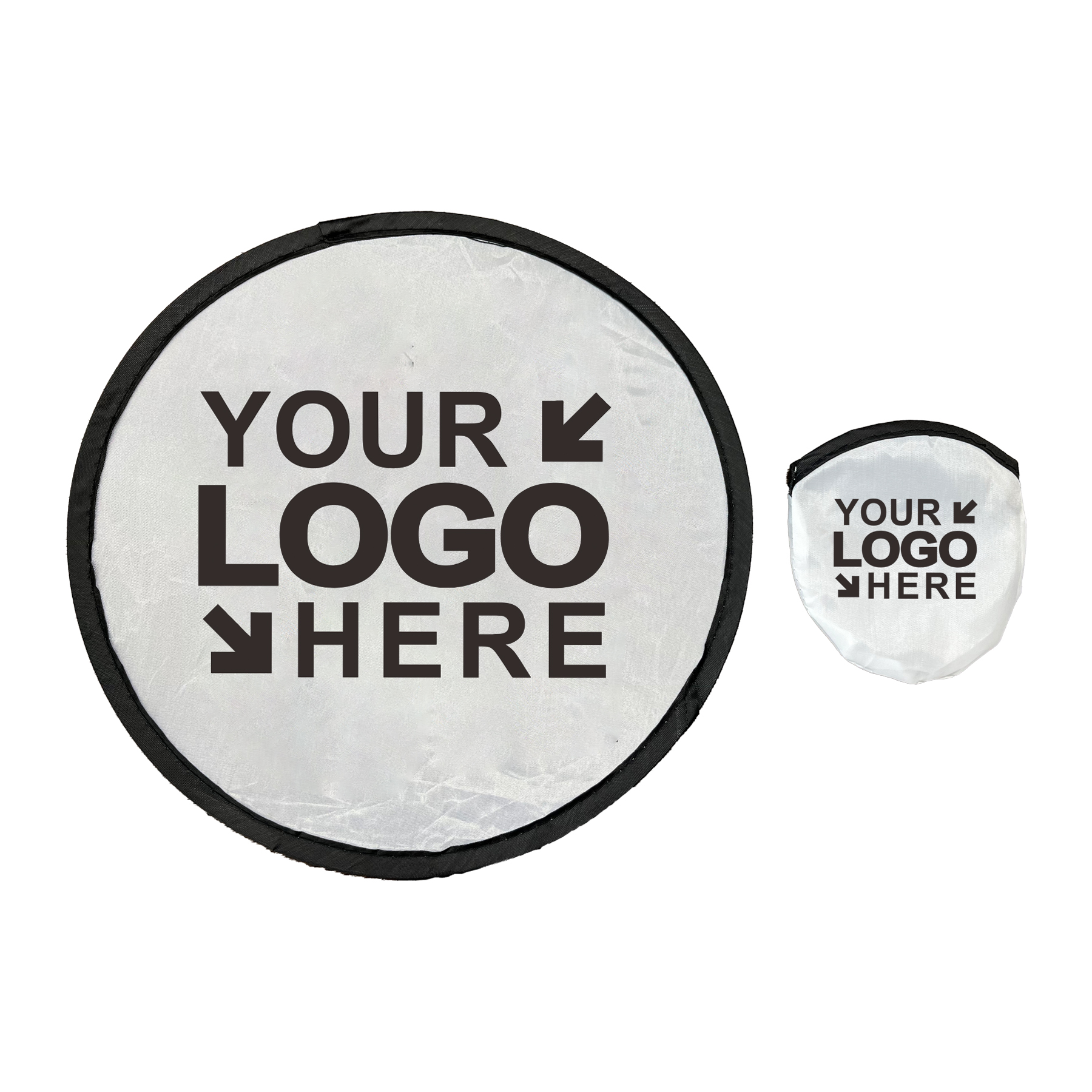 Factory Directly Custom Folding Flyer With Matching Pouch