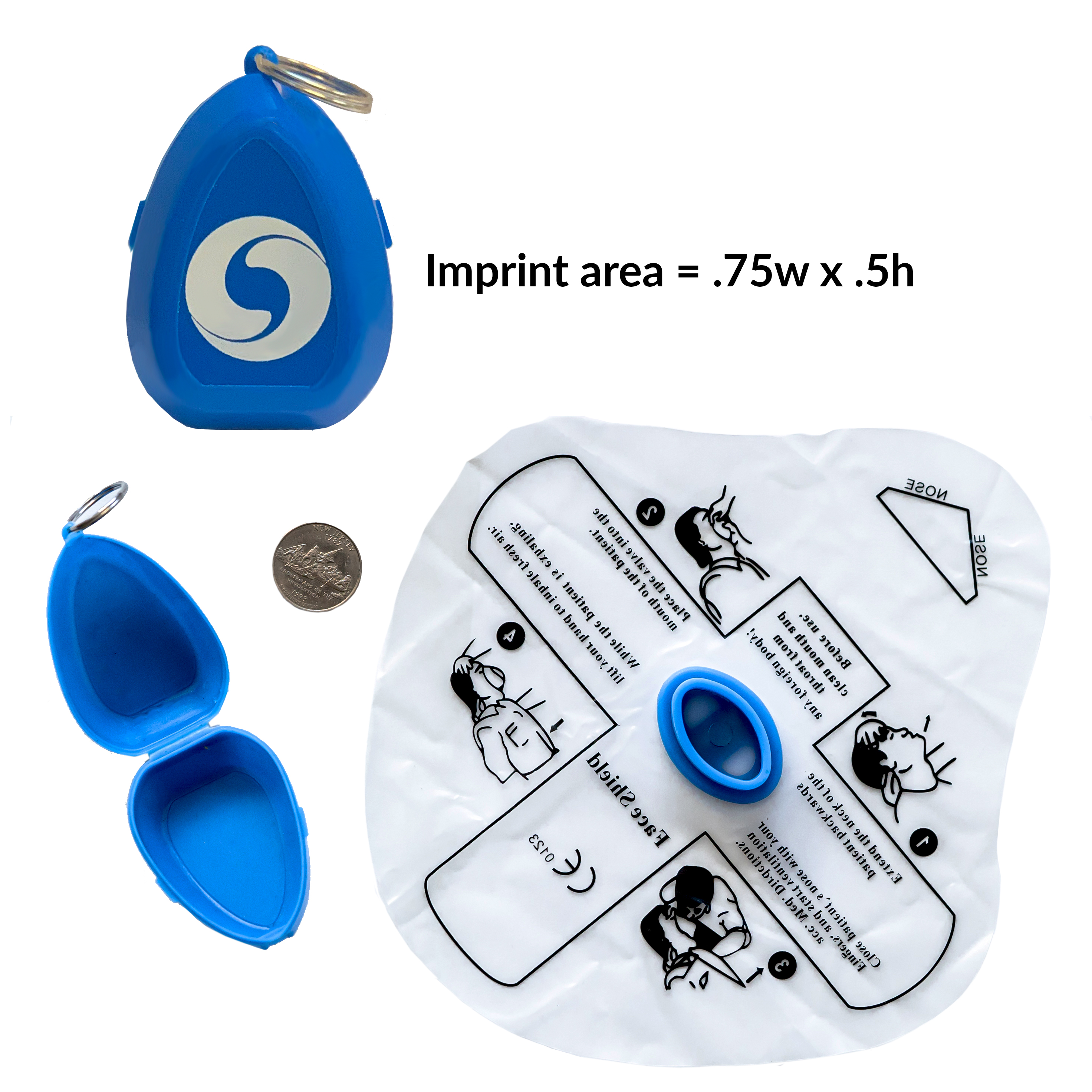 CPR Face Mask Keychain