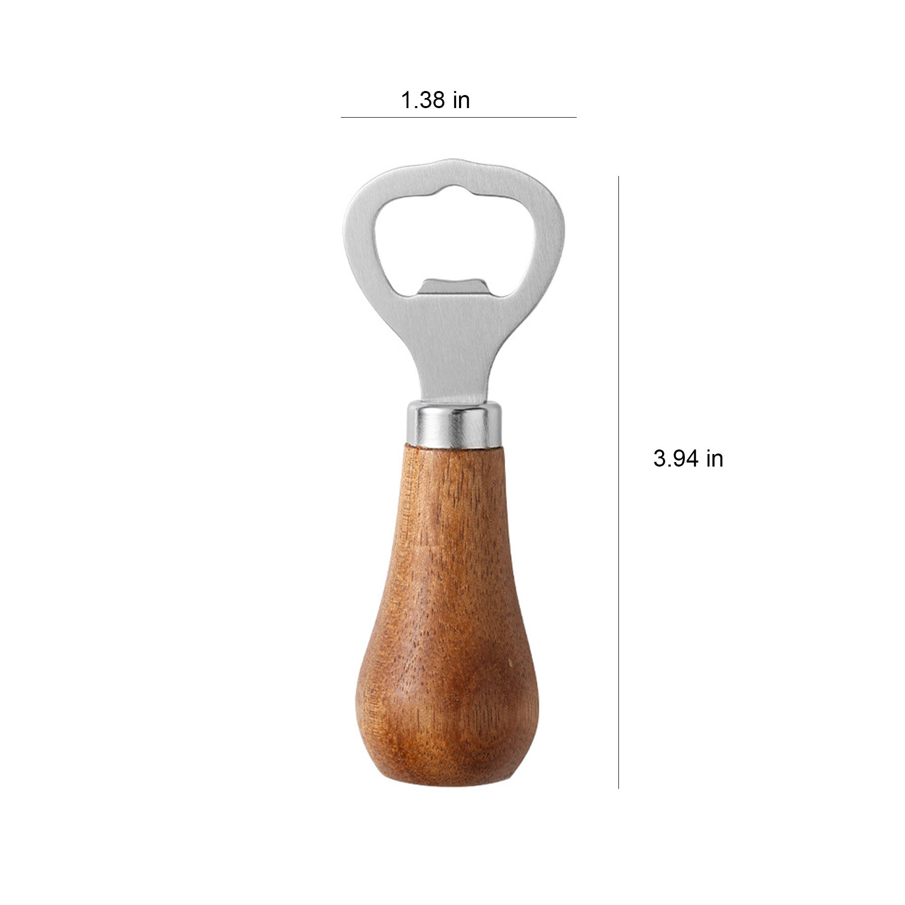 Wood Handle Beer Bottle Opener 7