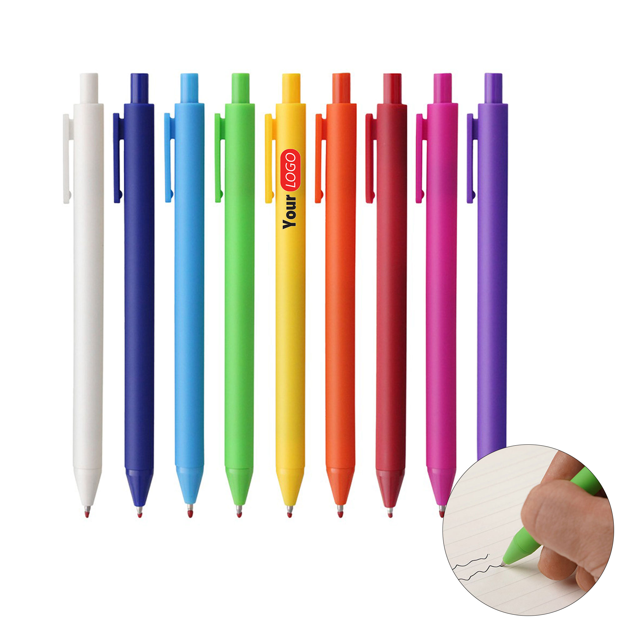 Retractable Advertising Ballpoint Gel Pen