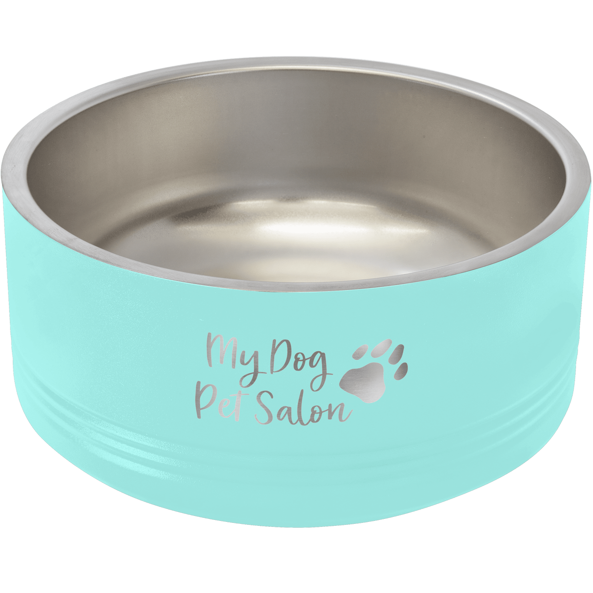 Polar Camel 32 oz. Medium Teal Pet Bowl 3