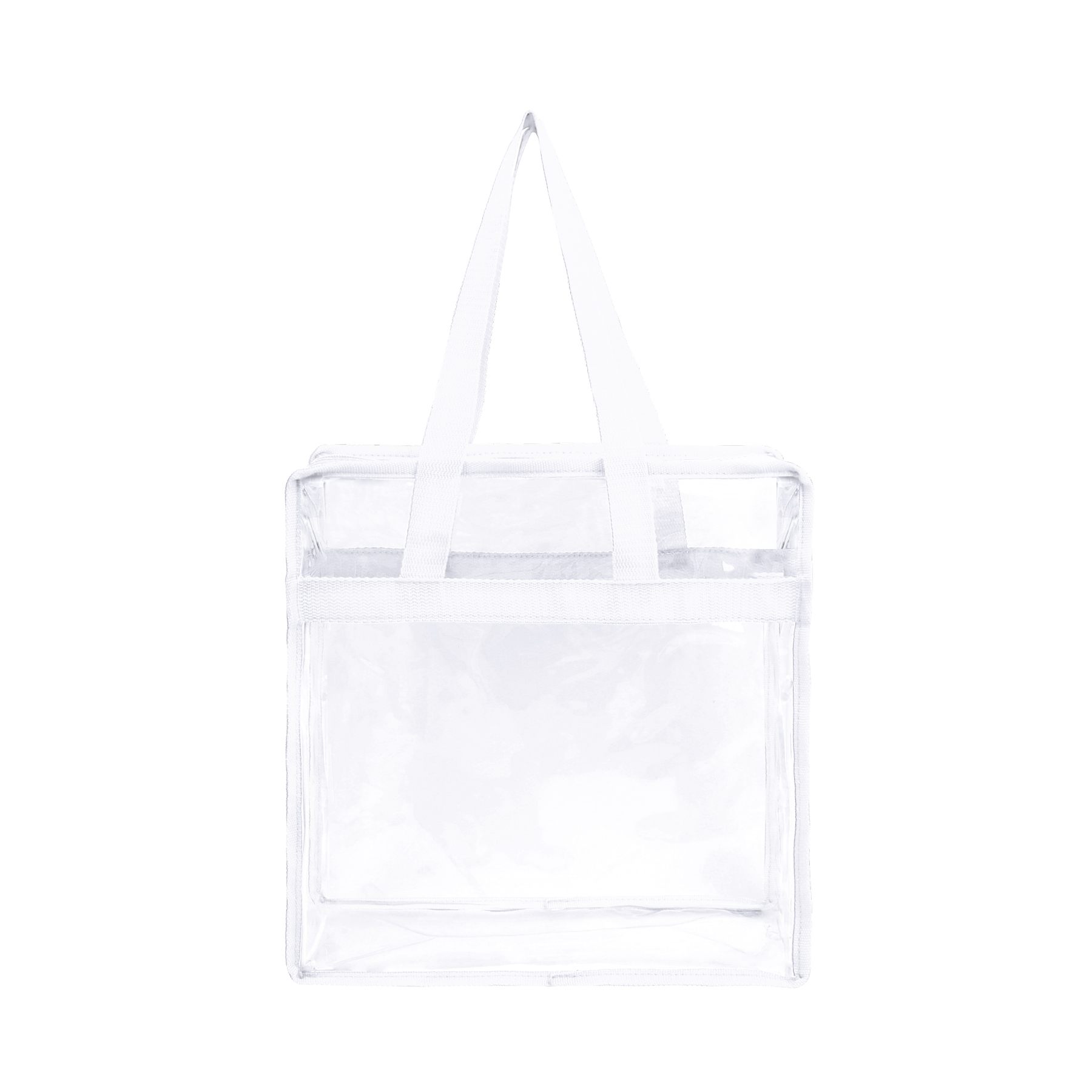 Stadium Approved Clear Zipper Tote Bag 36
