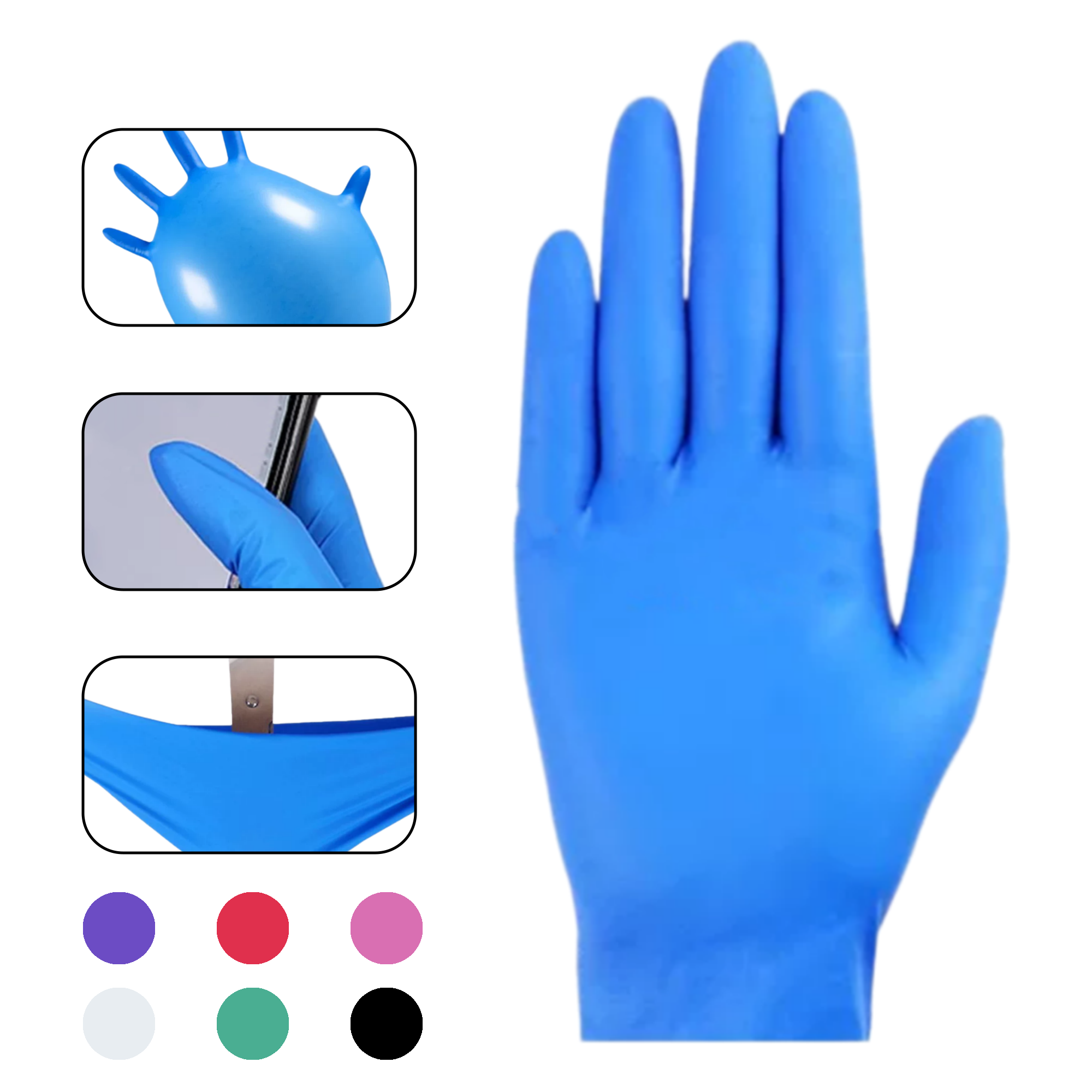 Disposable Protective Powder-free Nitrile Gloves 1