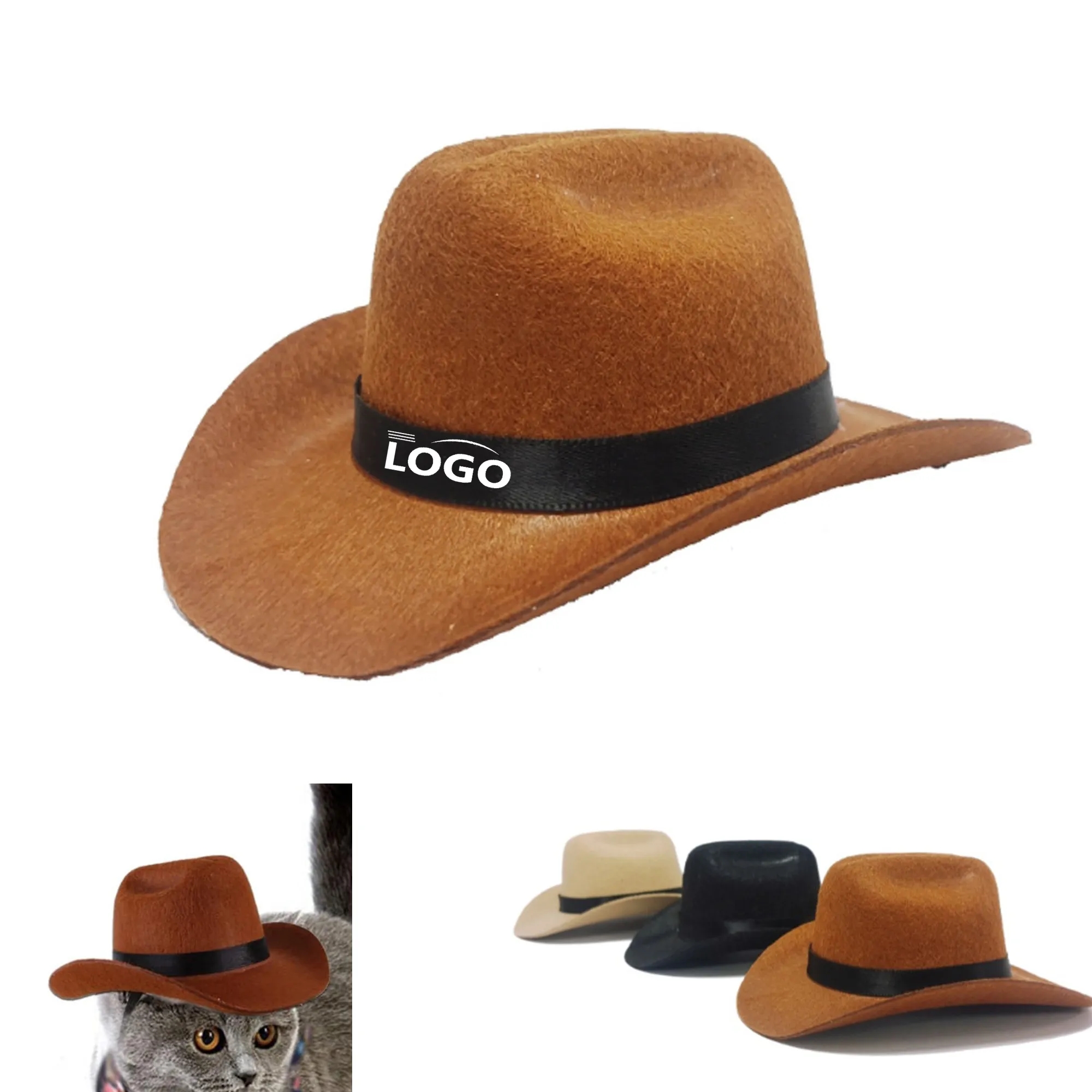 Cowboy pet hat 6