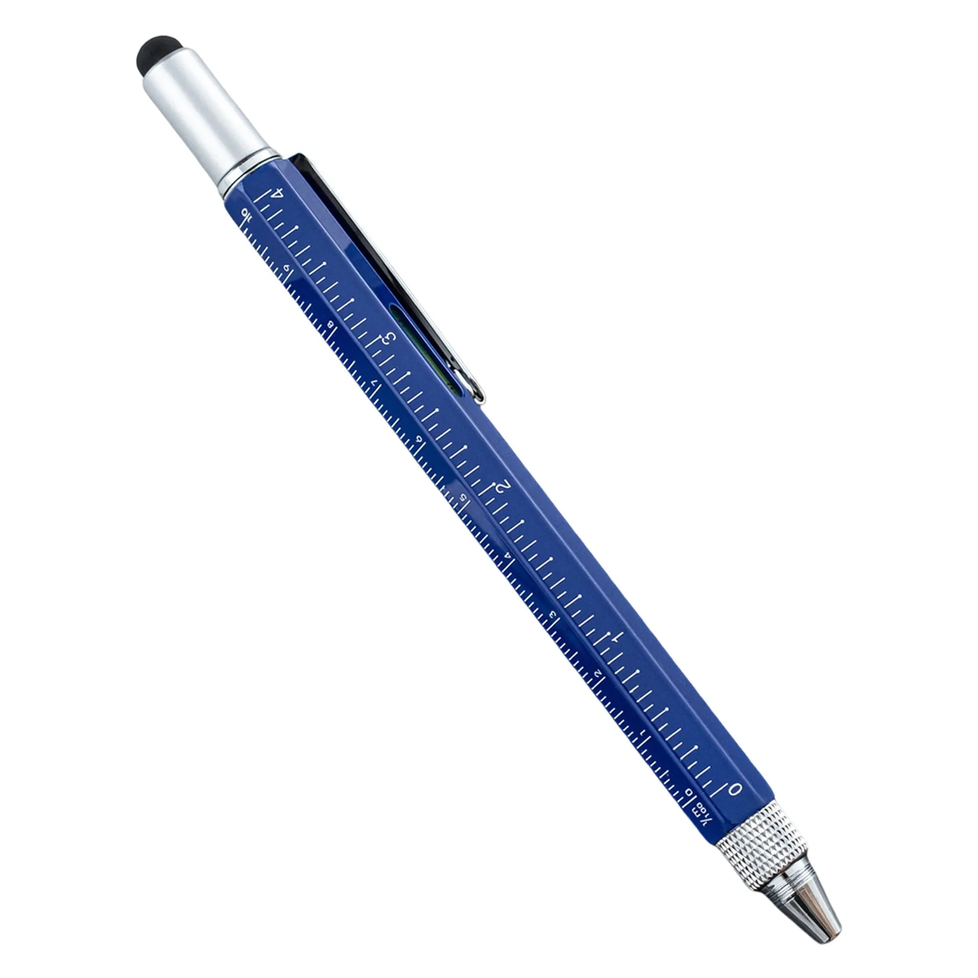 Metal 6 in 1 Multitool Stylus Ruler Ballpoint Pen 39