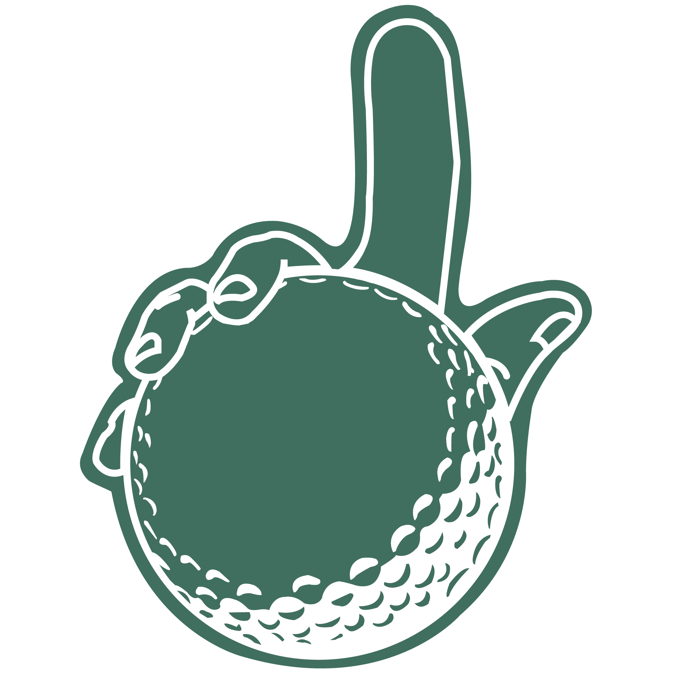 Large Golf Ball Hand 62