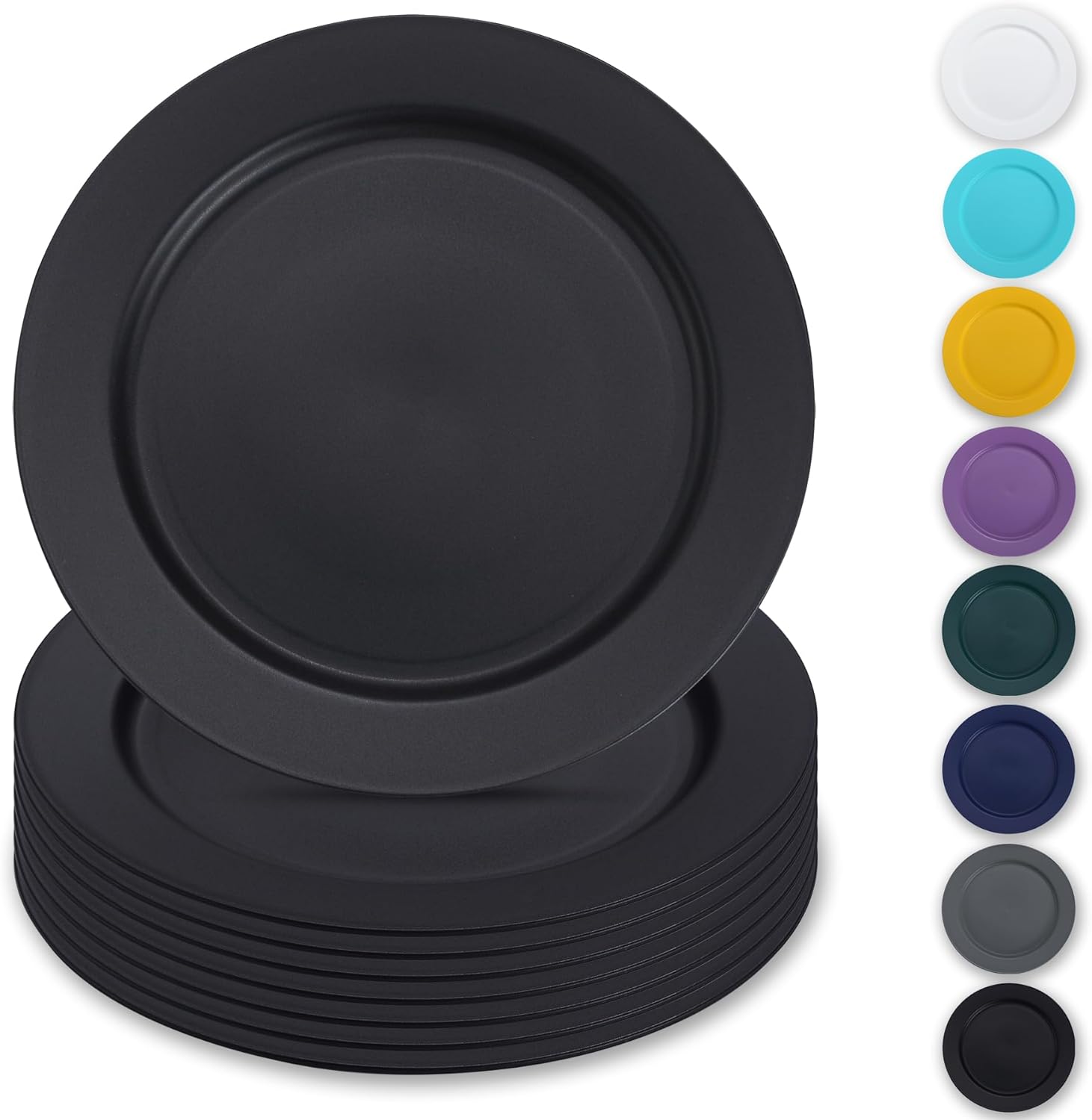 Reusable Flat Dinner Plates 4