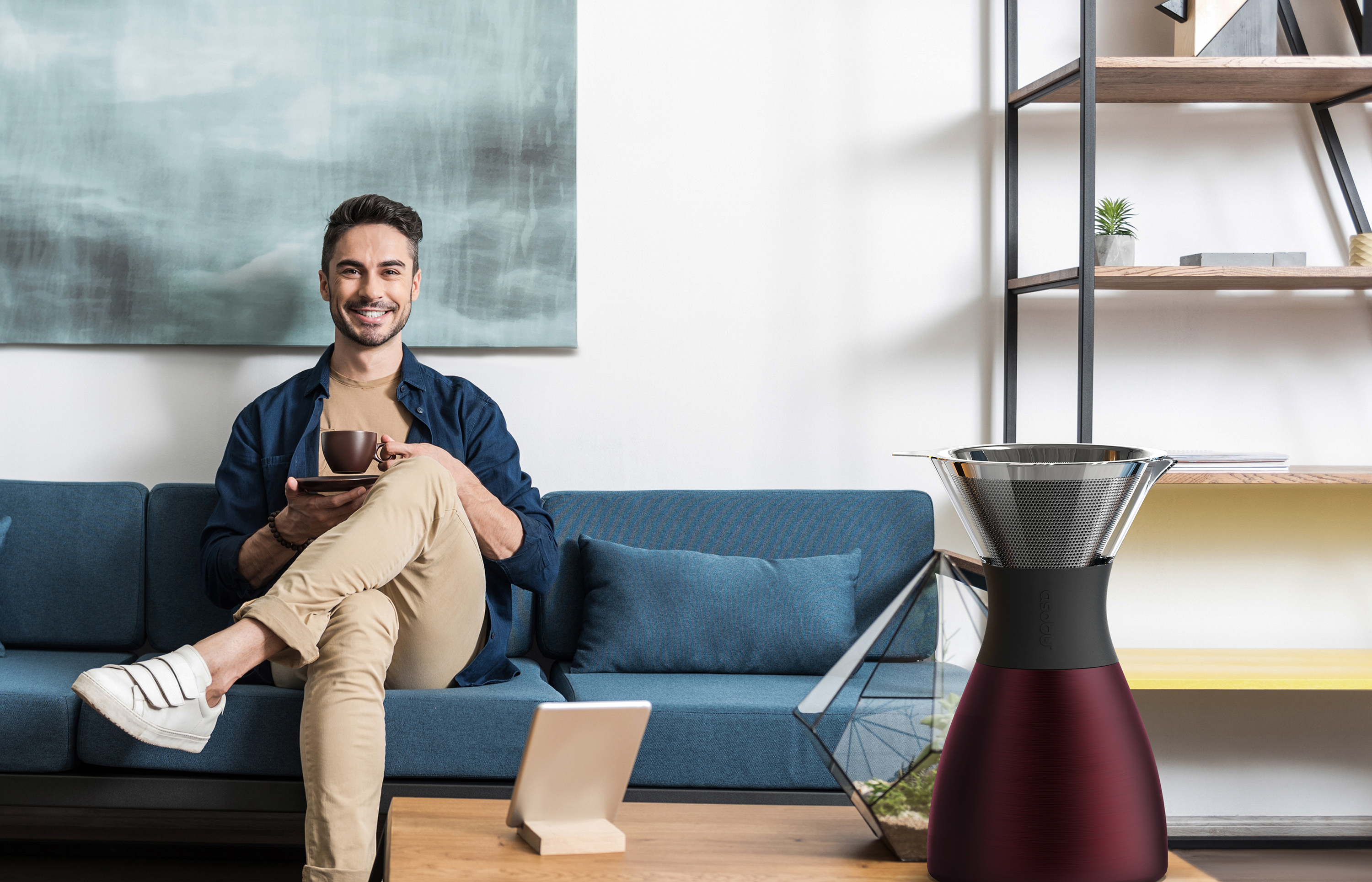 Asobu 40 Oz. Pourover Insulated Coffee Maker 53