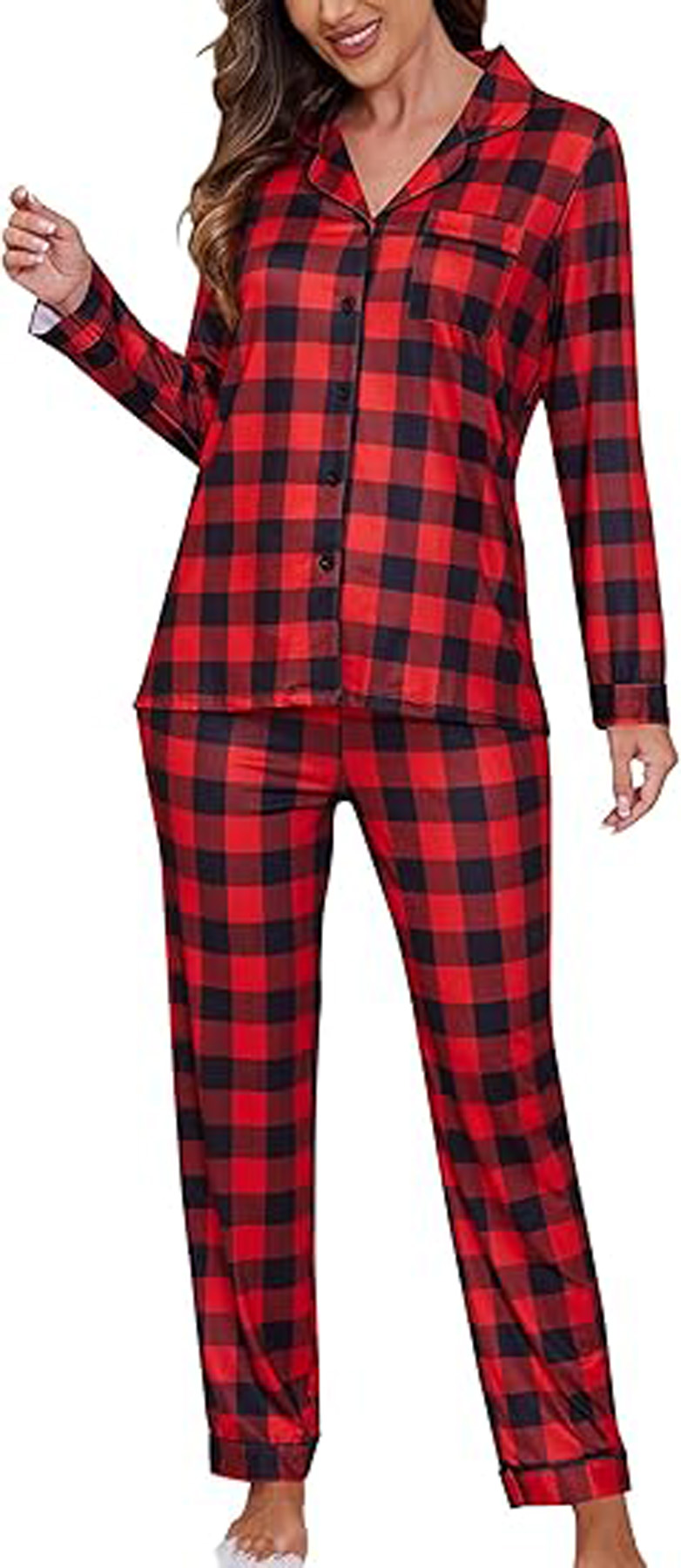 Women's Long Sleeve Pajama Set 11