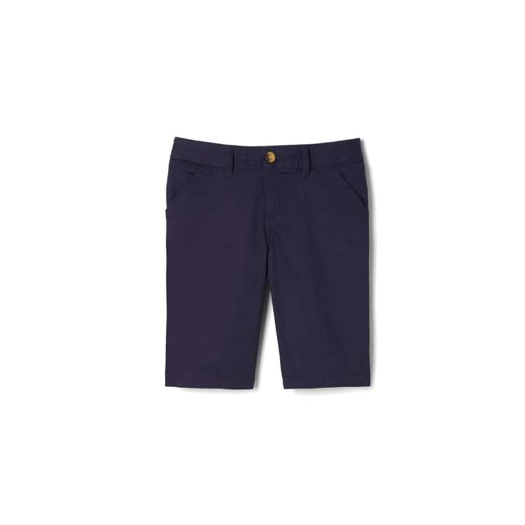 Girls Skinny Stretch Shorts - Size 12 Navy 3