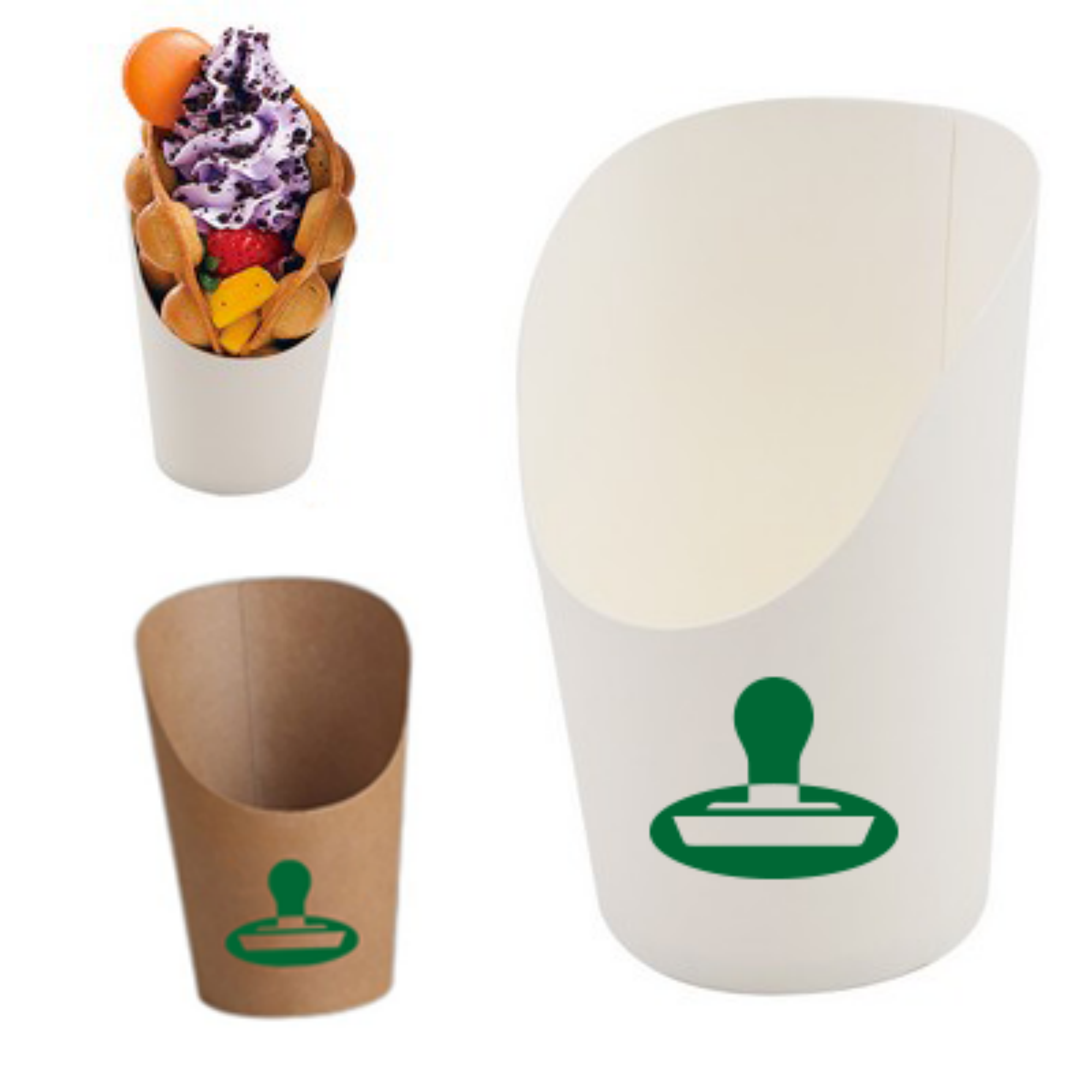 14Oz French Fries Ice Cream Packaging Box 3