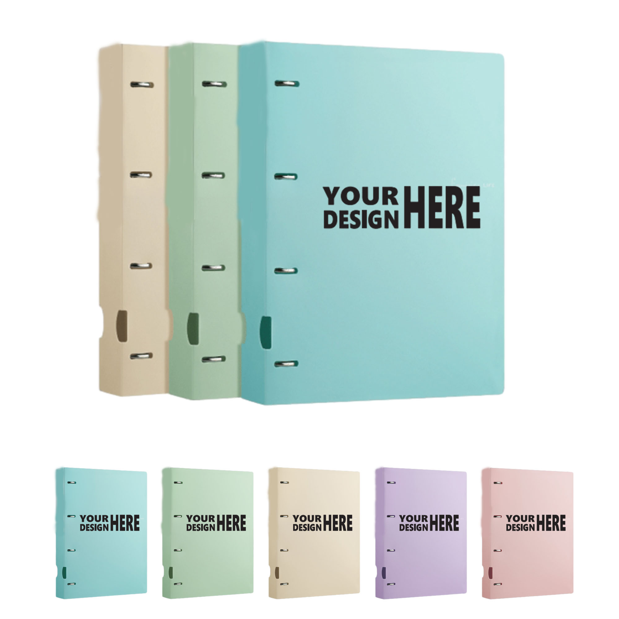 Customize A4 Storage Loose Leaf Folder 2