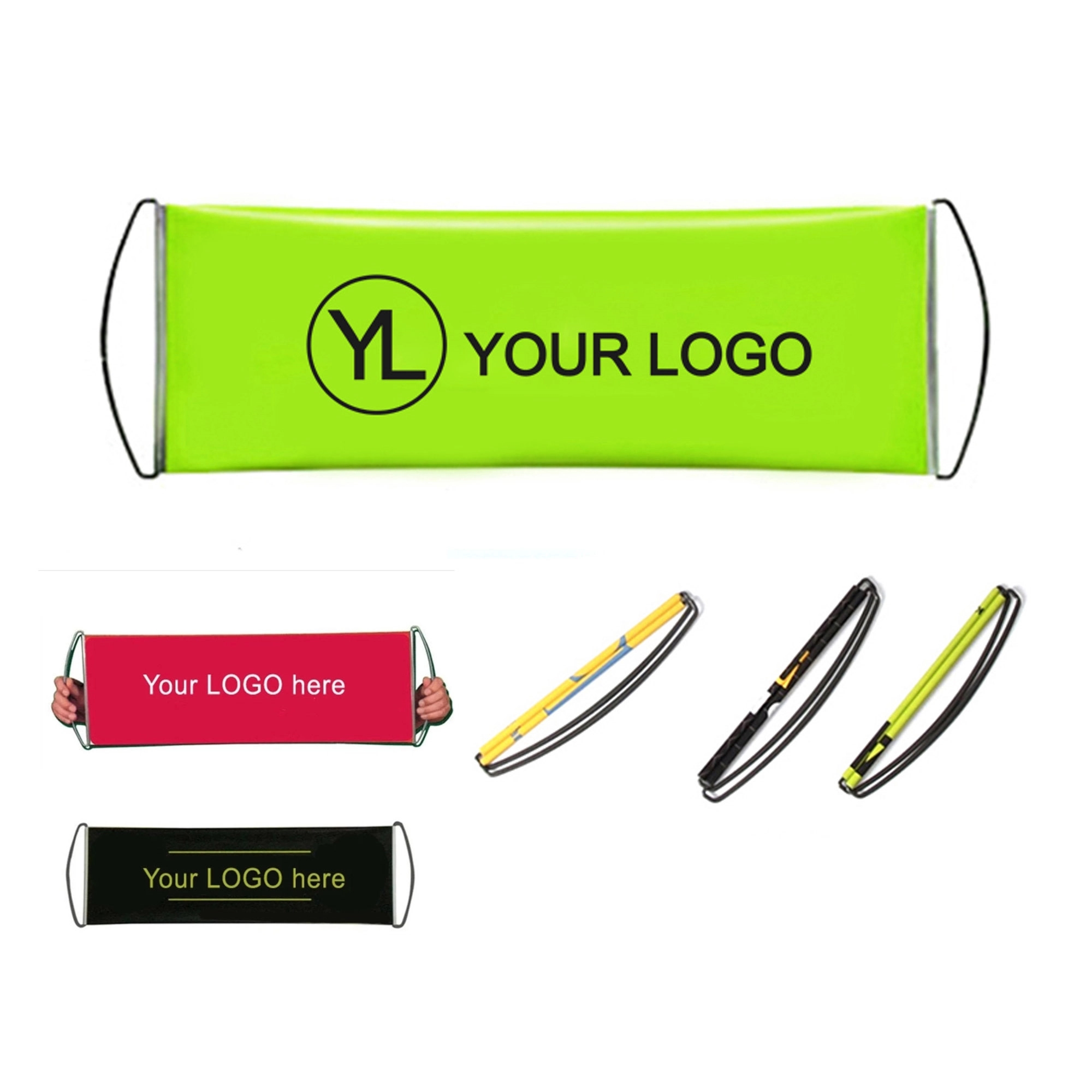 Hand Held Rolling Banner
