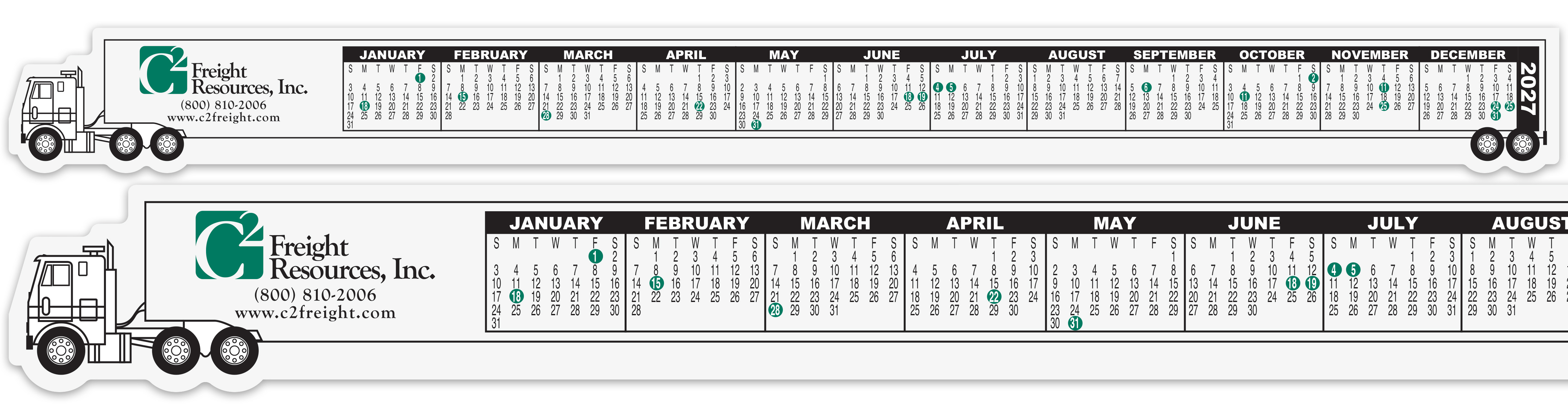 Semi Truck Calendar