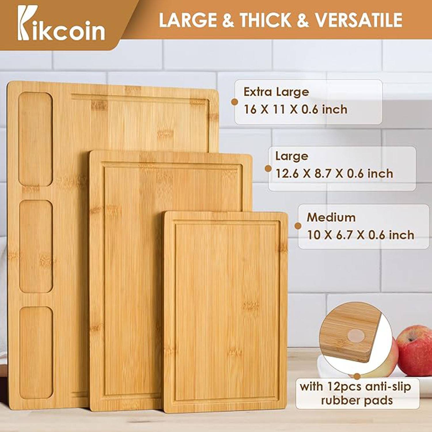Bamboo Cutting Boards for Kitchen