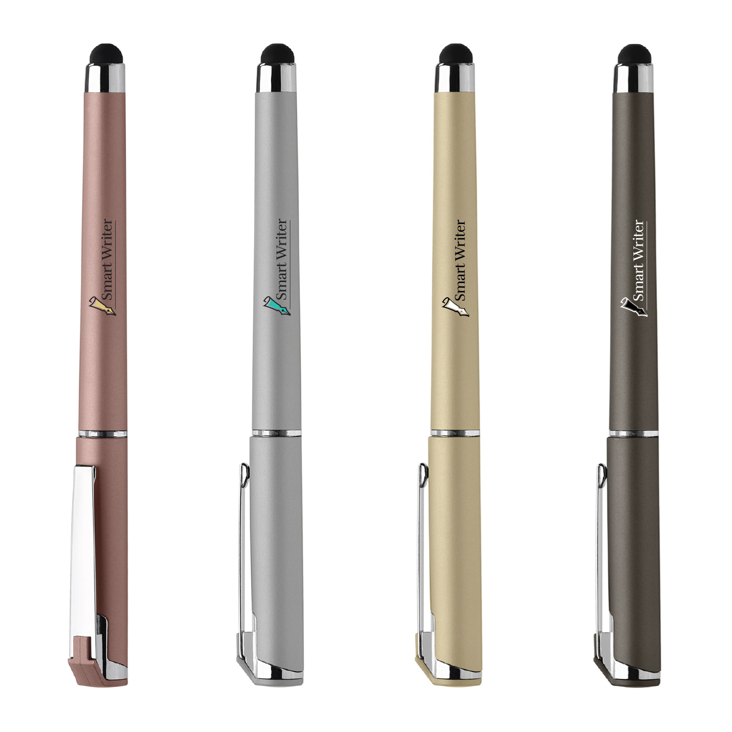 Chief Rose Metallic Plastic Pen (Full Color Imprint)