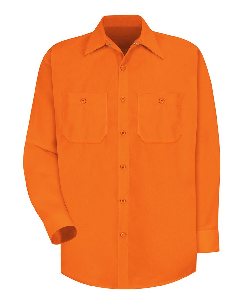 Men's Enhanced Visibility Long Sleeve Work Shirt - SS14