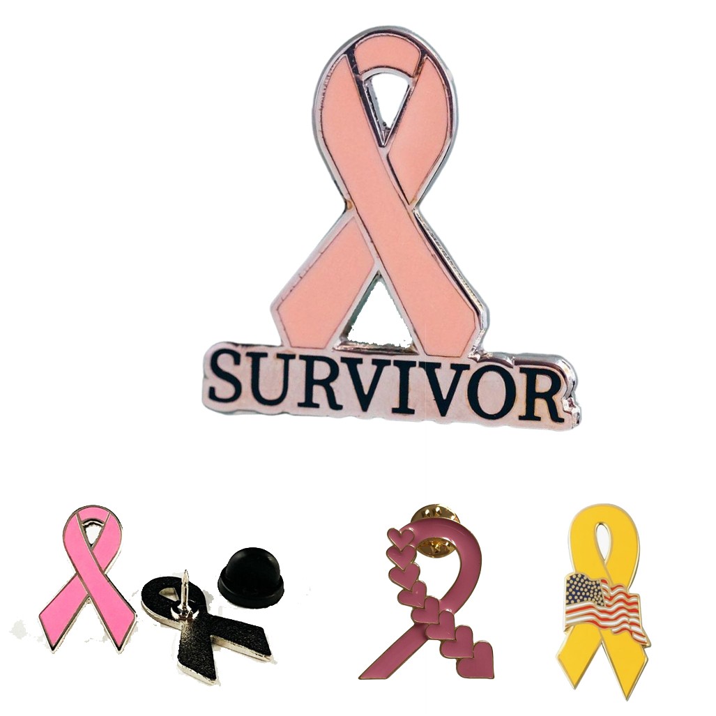 Custom Ribbon Lapel Pin