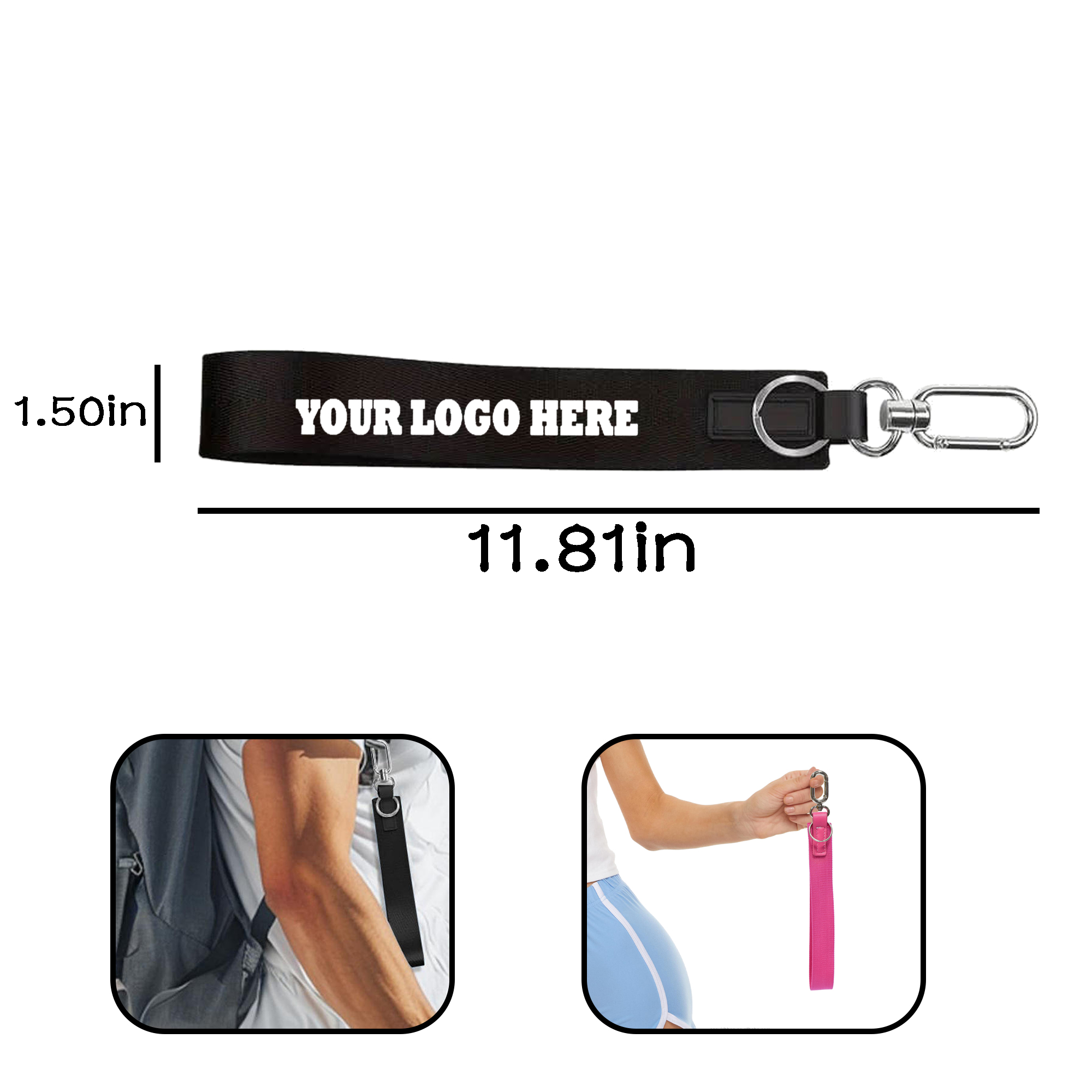 MOQ 20 PCS Custom Wrist Lanyard 5