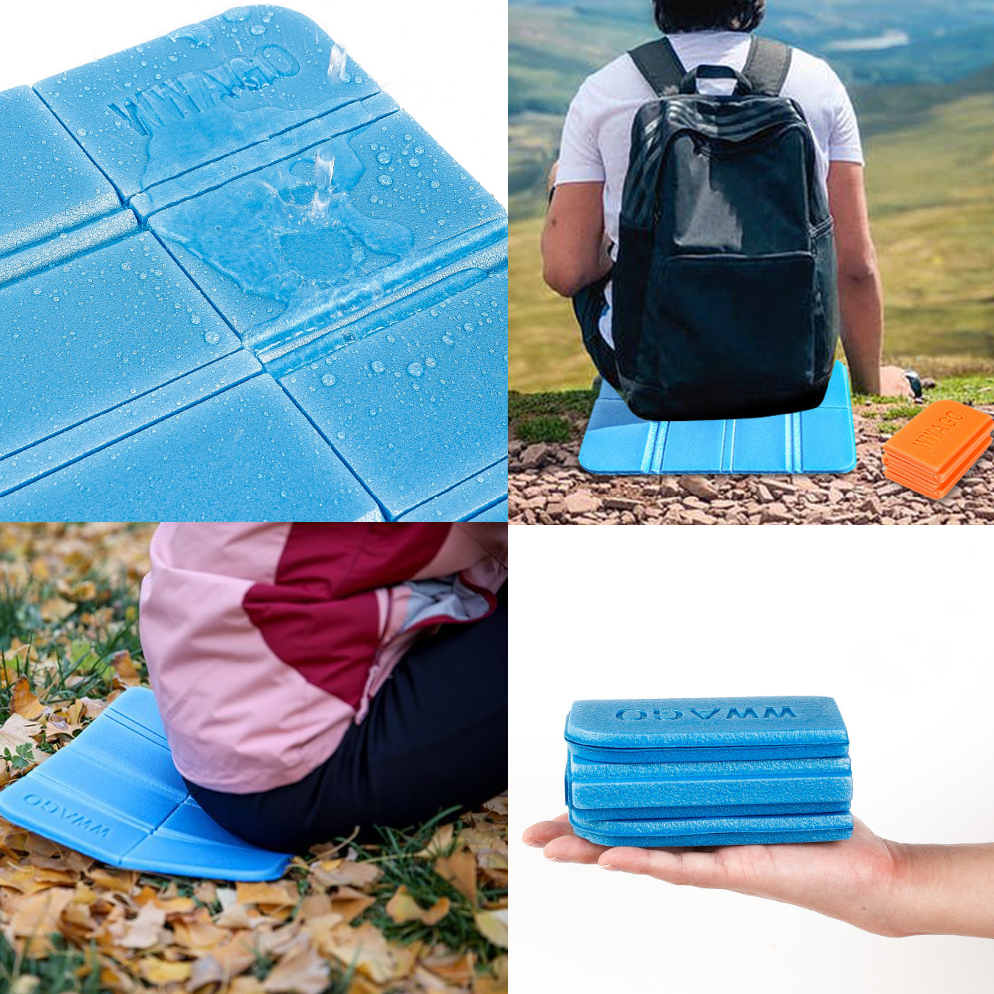 Foldable Rectangular Stadium Seat Cushion MOQ 50 6