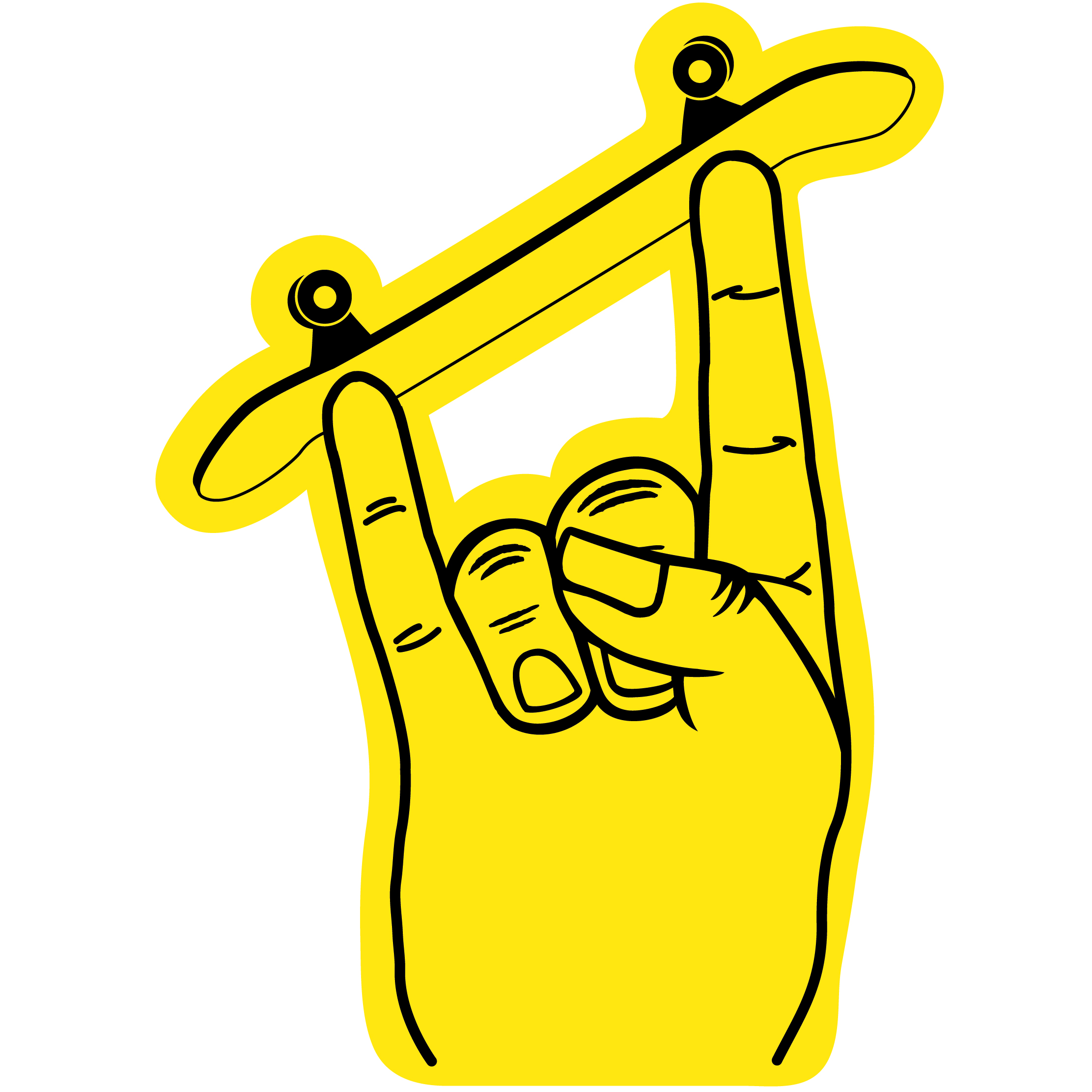 Skateboard Horn Hand 70