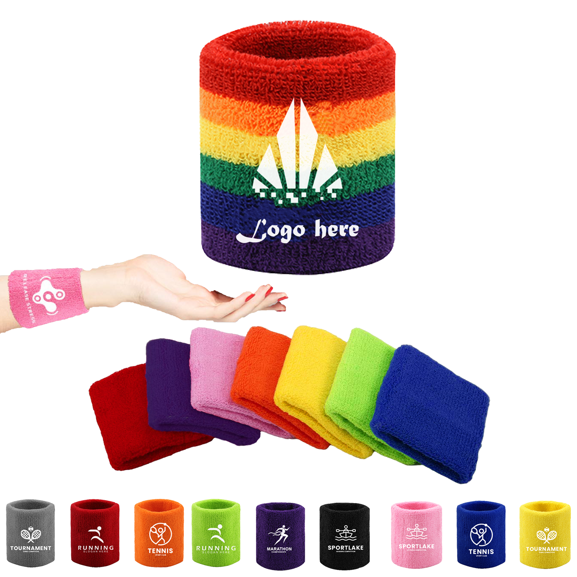 MOQ 20pcs Sports Wristband 2