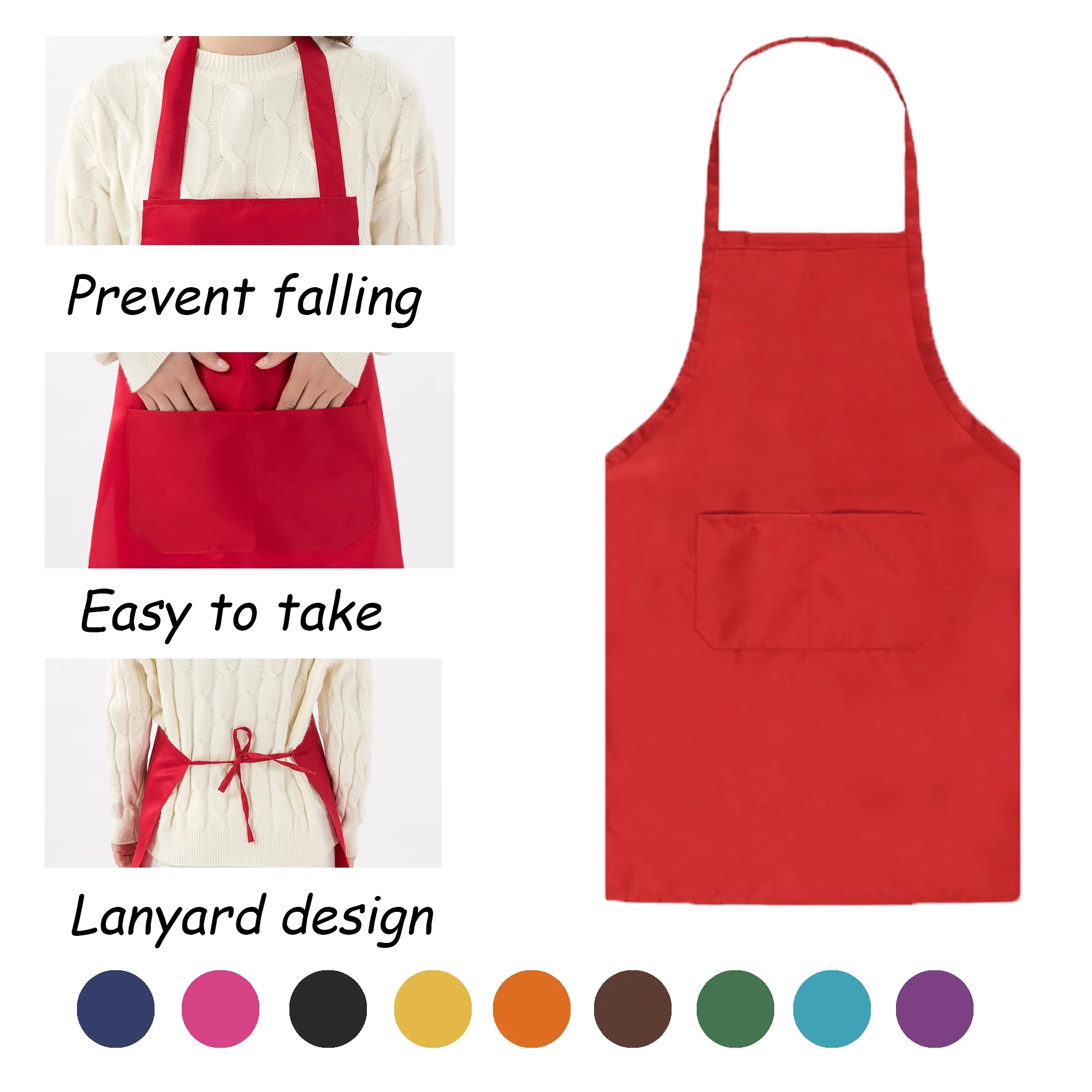 Custom Polyester Kitchen Apron 6