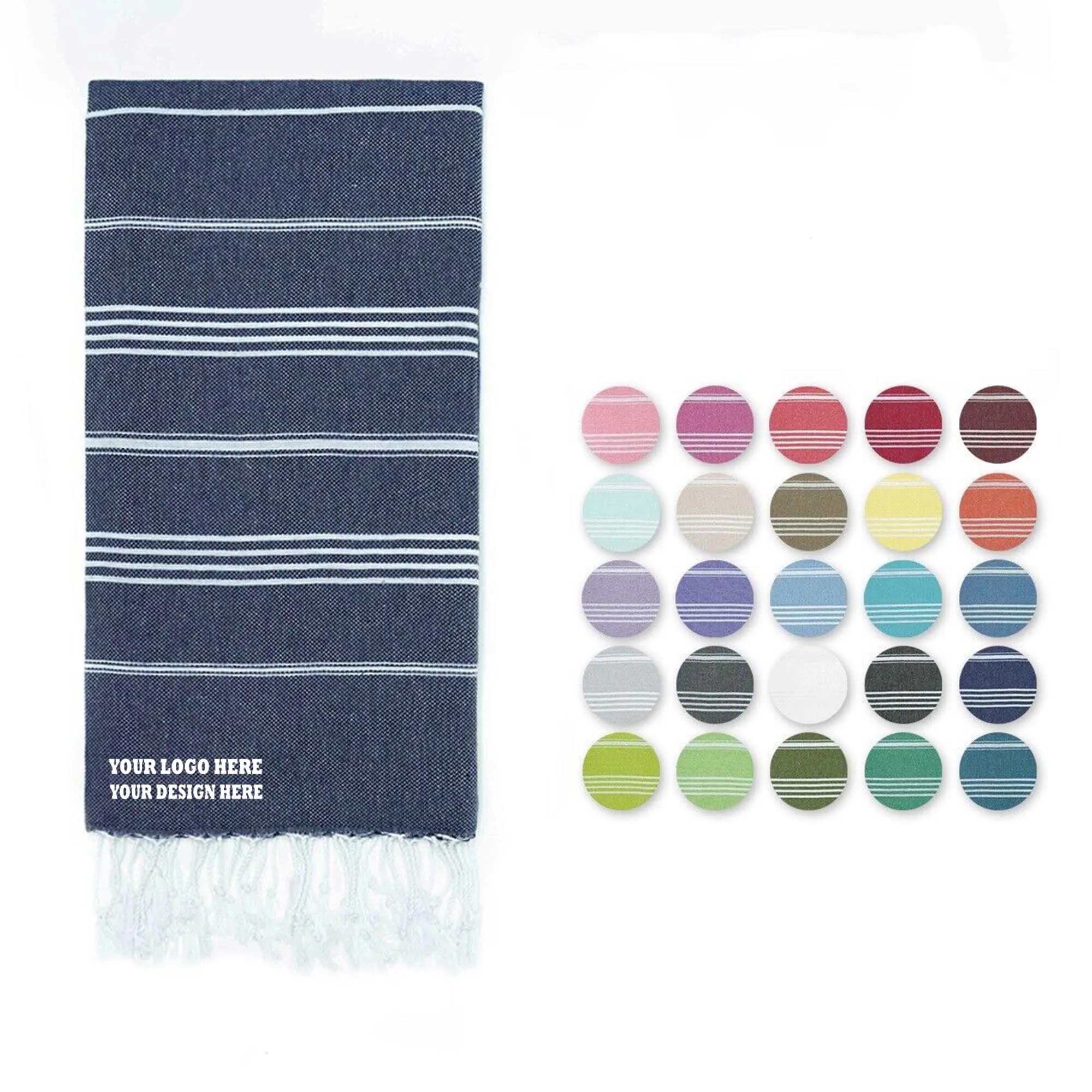 Terylene Cotton Beach Towel