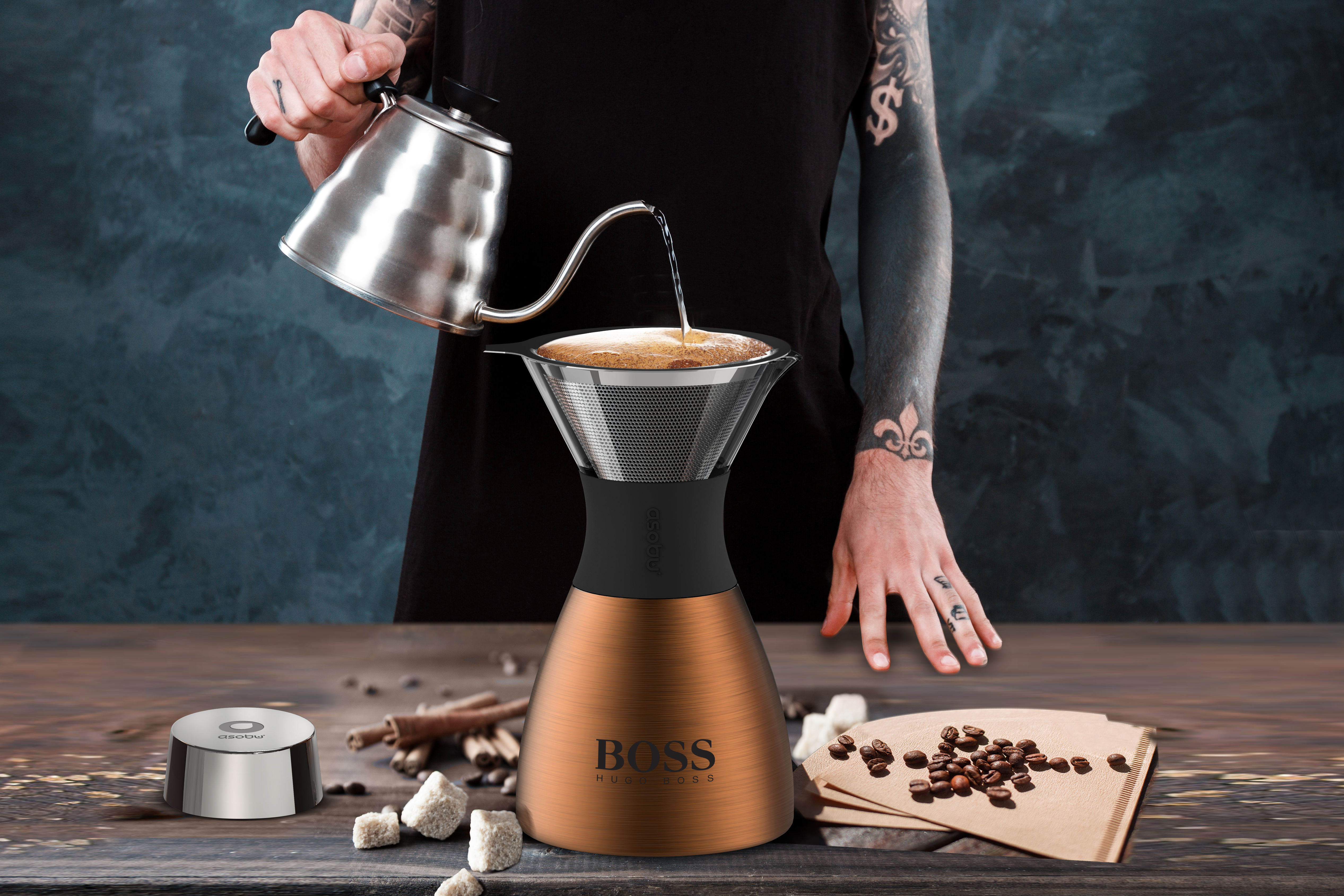 Asobu 40 Oz. Pourover Insulated Coffee Maker 37