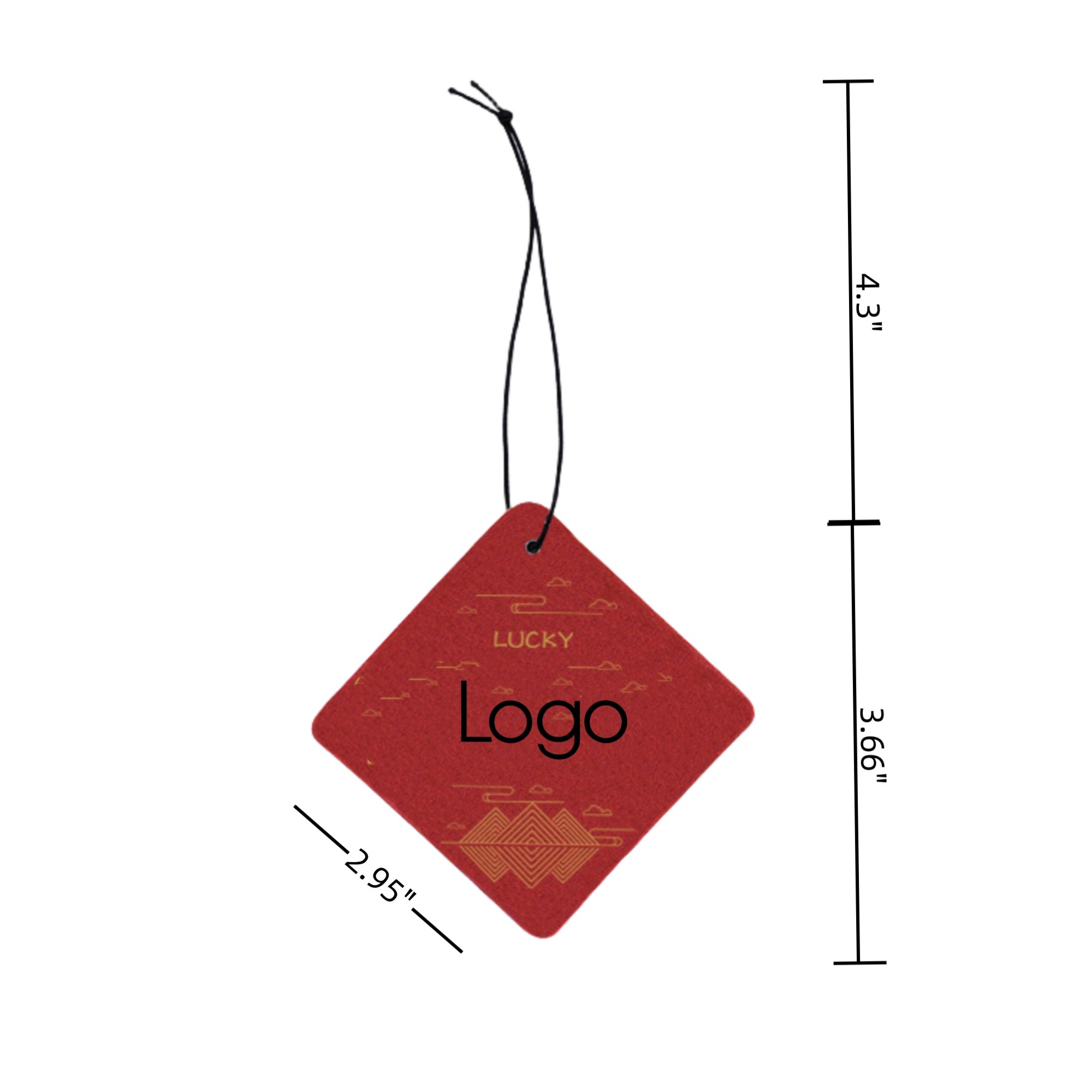 Customizable Hanging Car Air Freshener 3