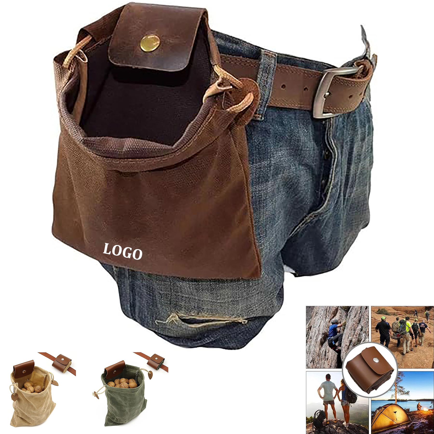 Outdoor Camping Foraging Pouch 2