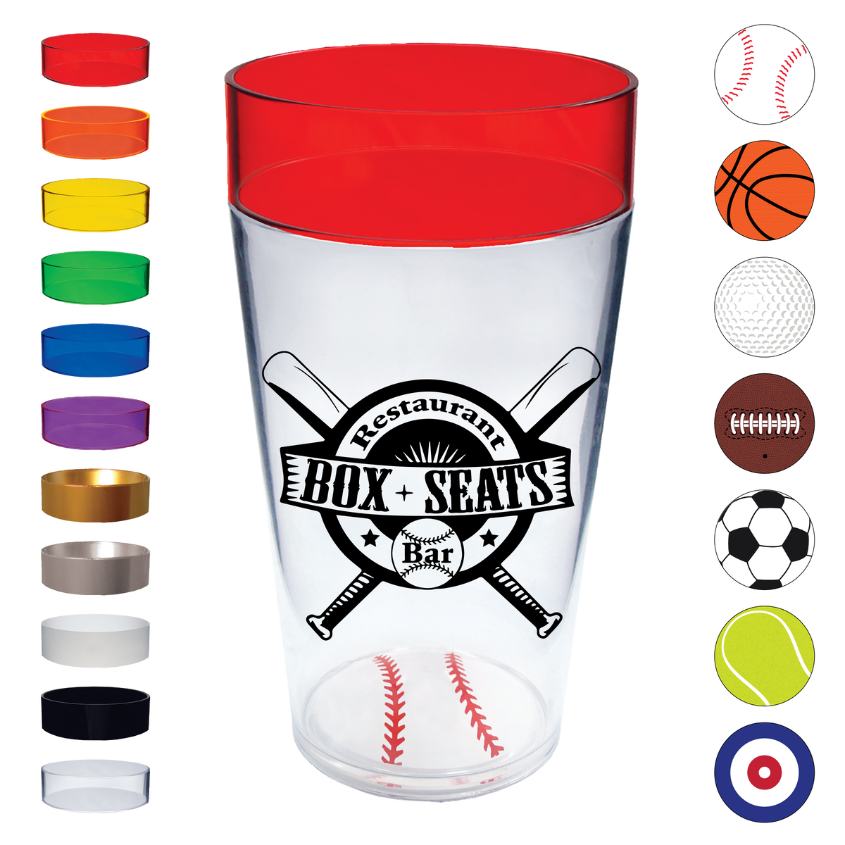 20 oz Plastic Sports Tumbler SPC20 Logo Custom Corporate Gifts