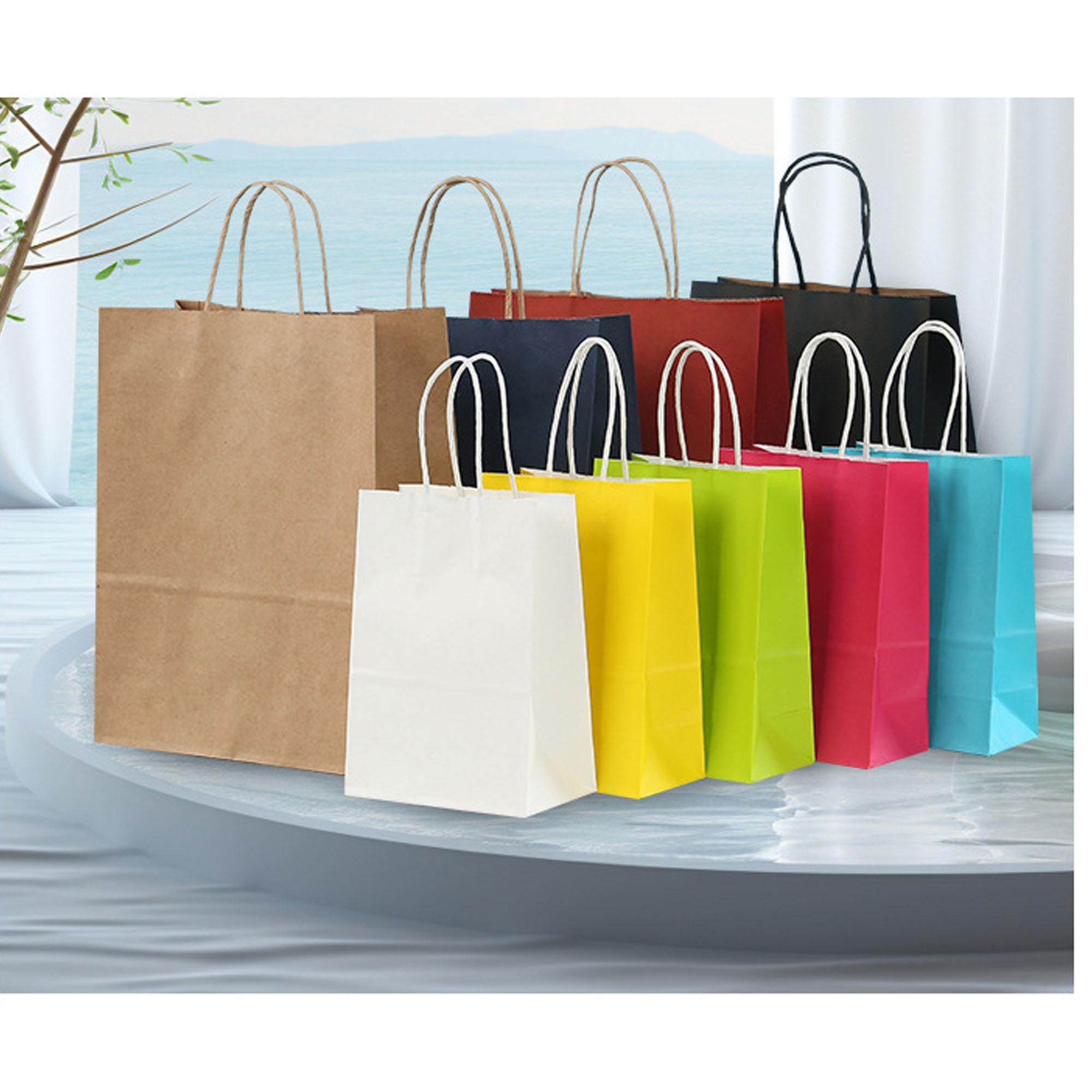 Premium Paper Gift Bags with Handles for Retail & Parties 9