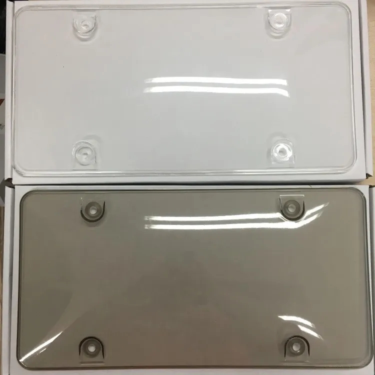 Clear License Plate Cover 9