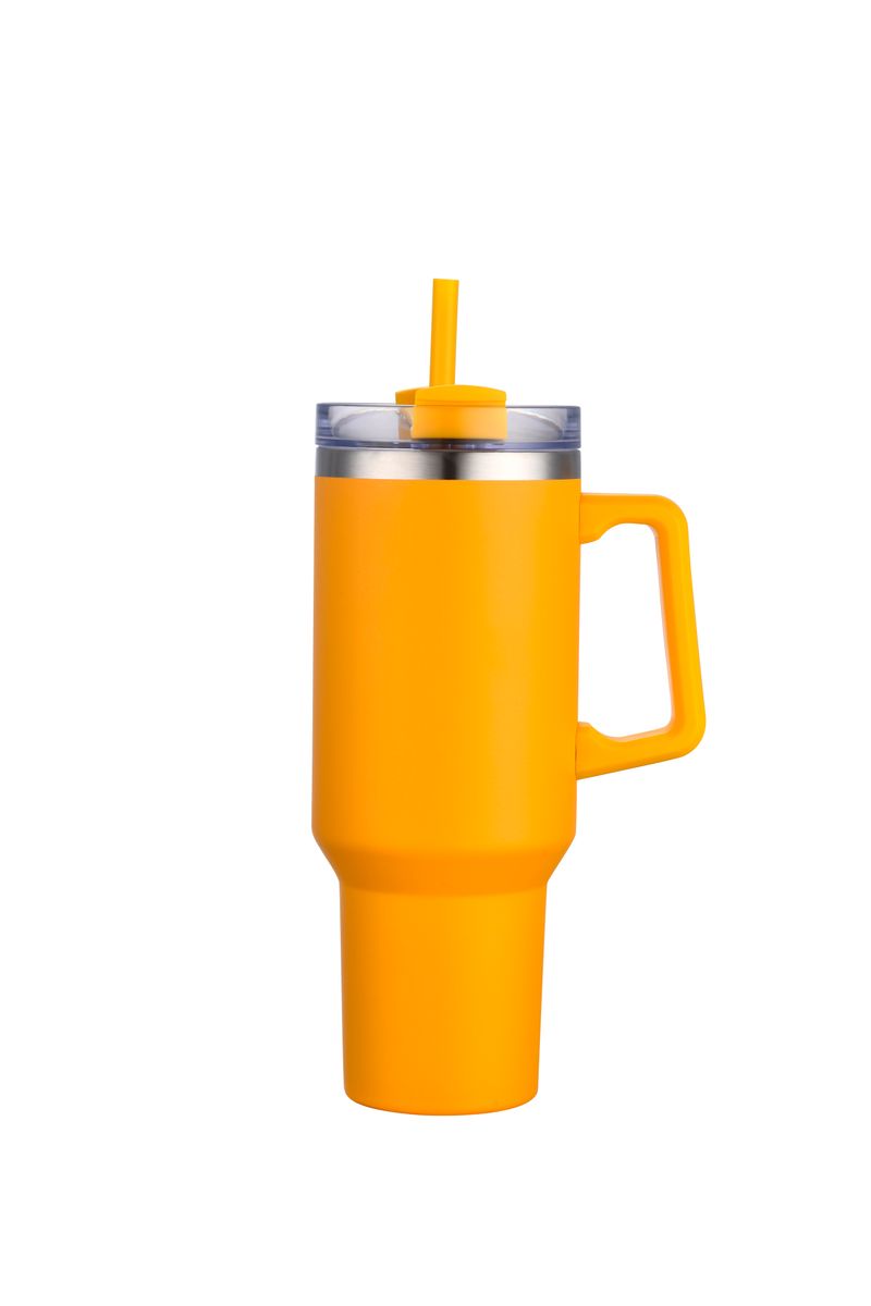 Endura 40 oz Yellow Double Wall Vacuum Mug 3