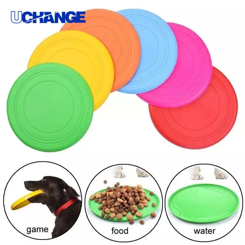 Dog Flyer Disc Toy Outdoor Fetch Game for Pet Exercise & Training
